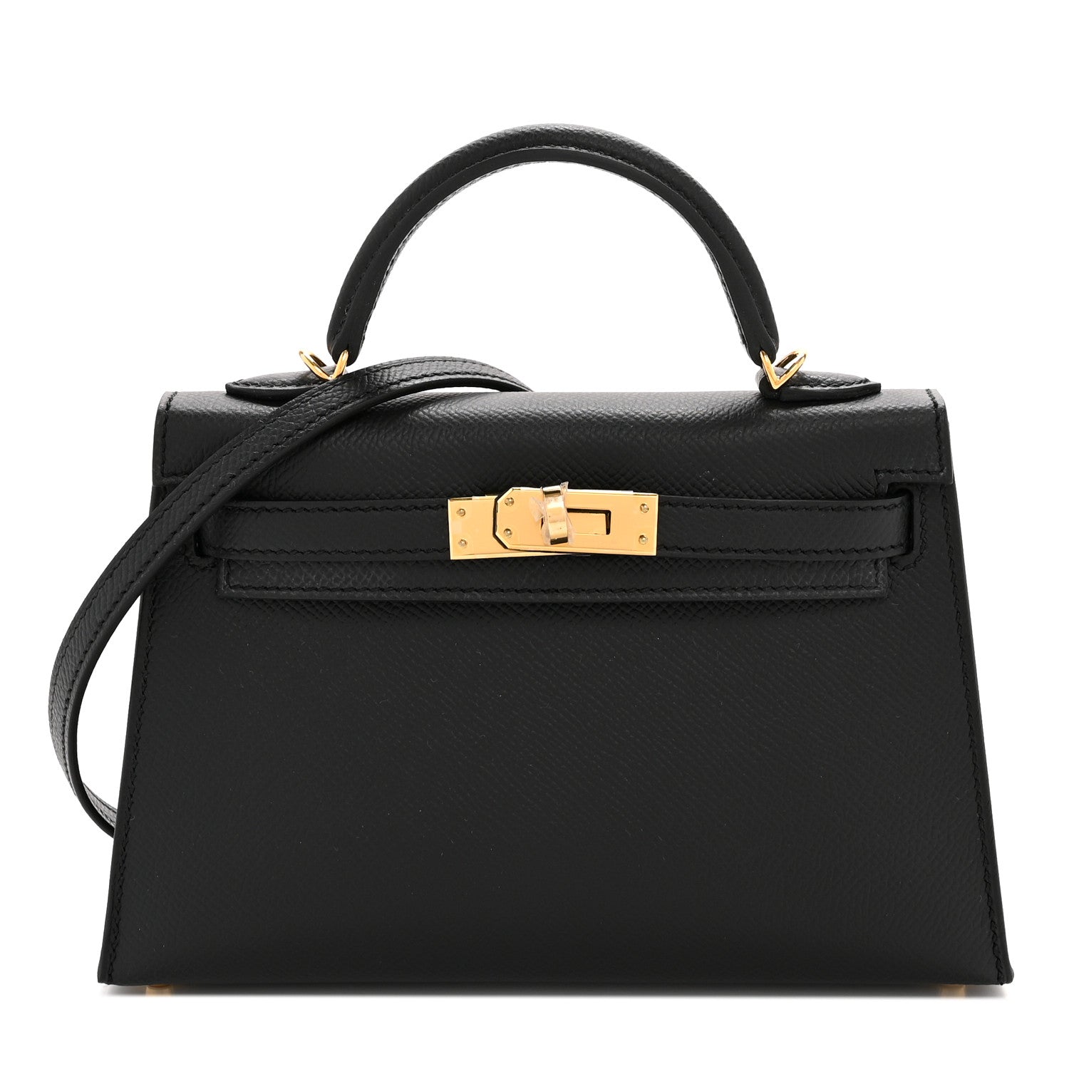 Epsom Mini Kelly Sellier 20 Black