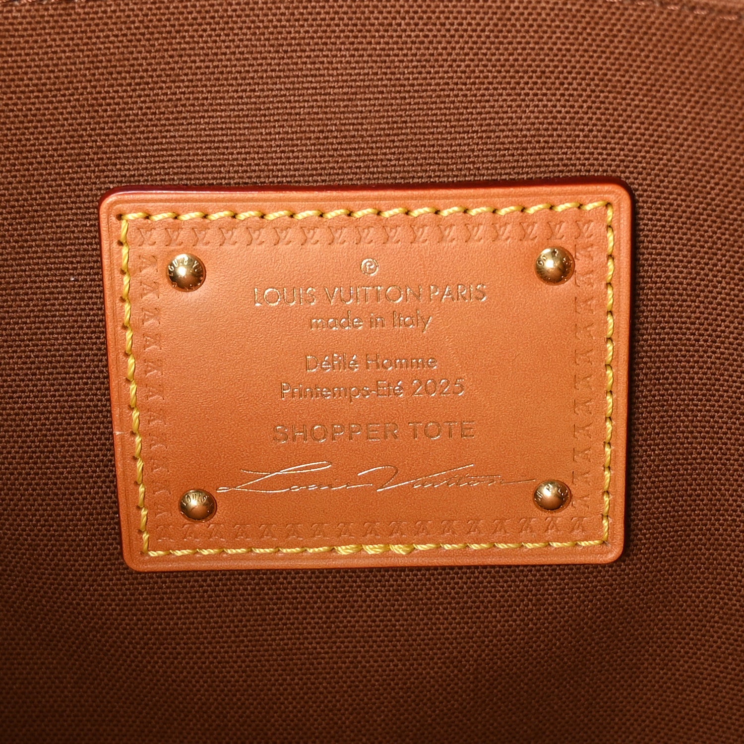 Calfskin Monogram Shopper Tote MM