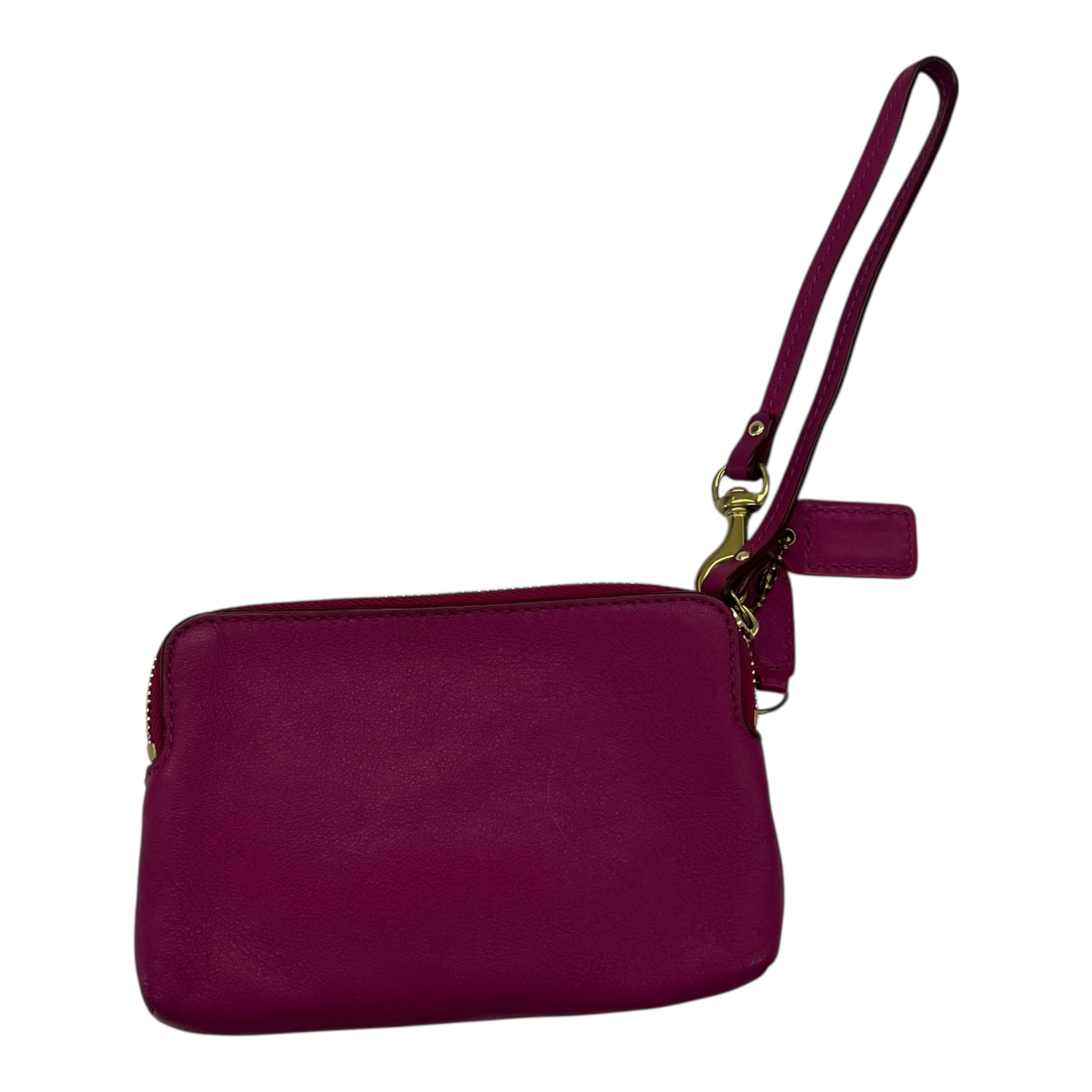 Wristlet Designer By Coach In Pink, Size:Small