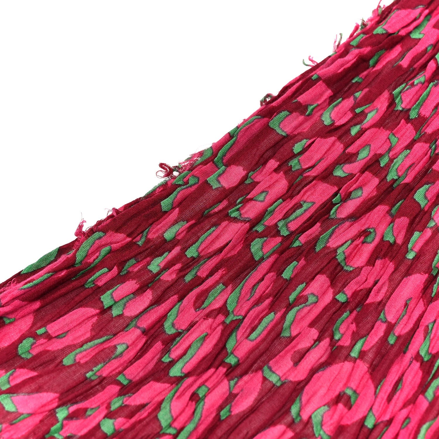 Cotton Sprouse Leopard Pareo Rouge Fauviste