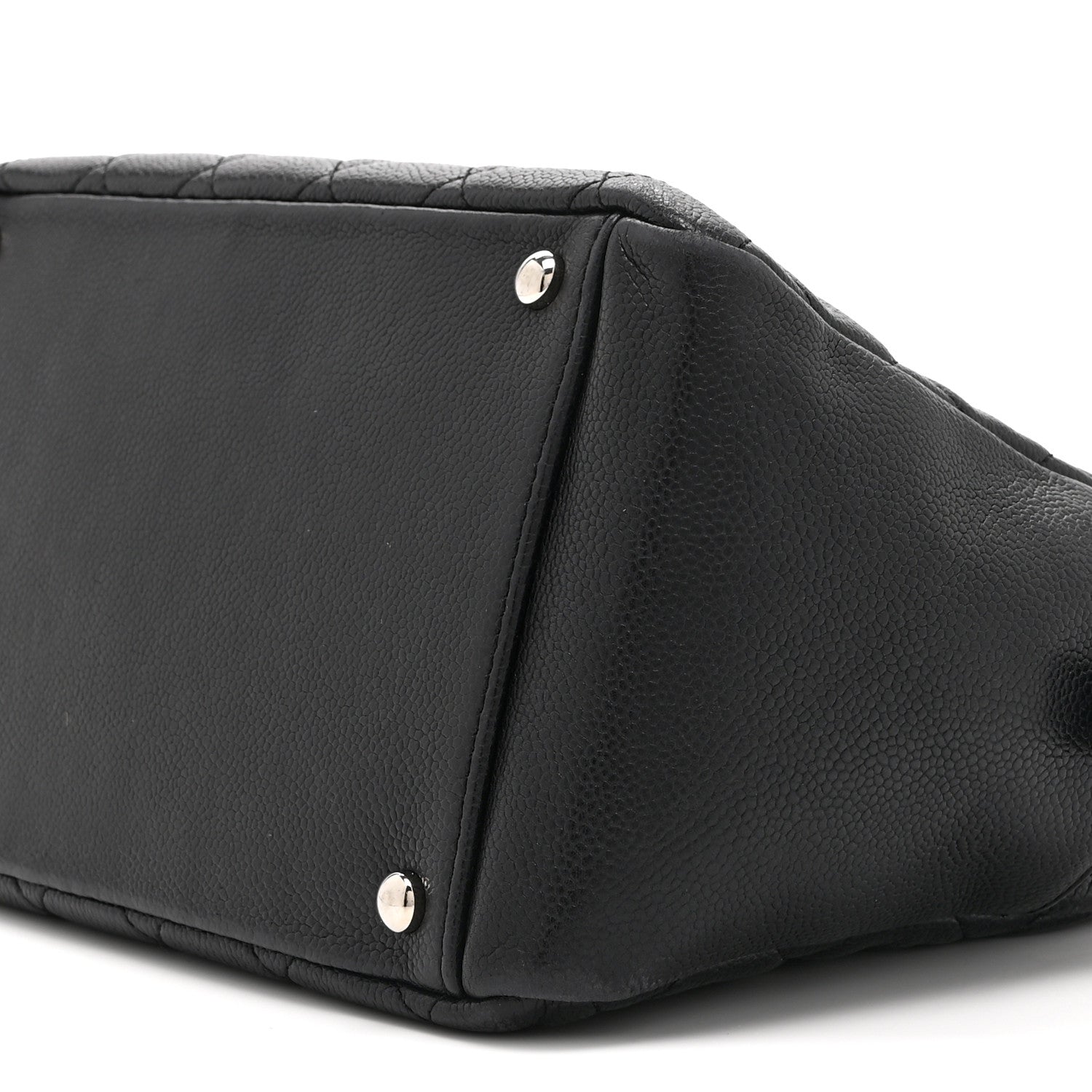 Caviar Quilted Petit Timeless Tote PTT Black