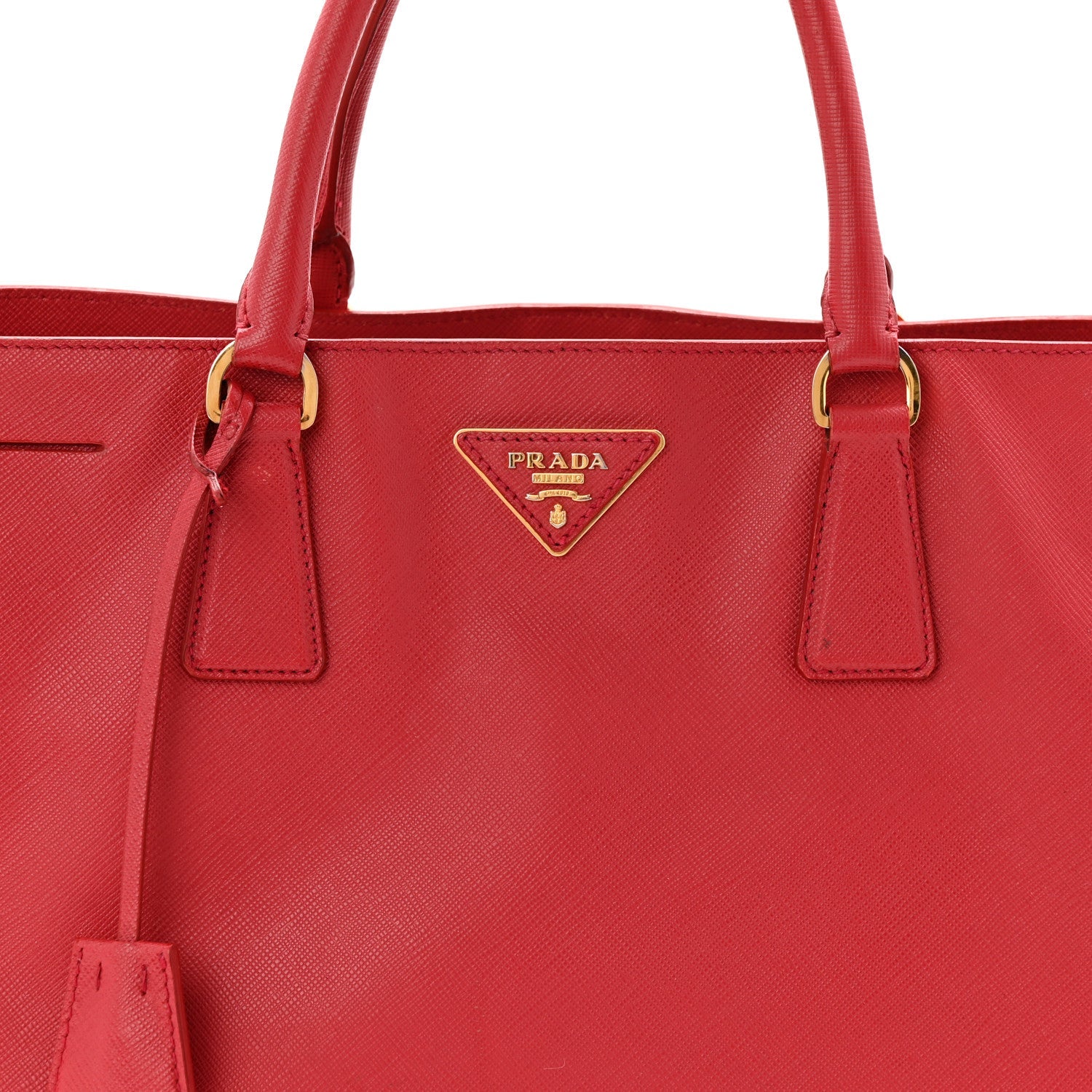 Saffiano Lux Large Tote Fuoco
