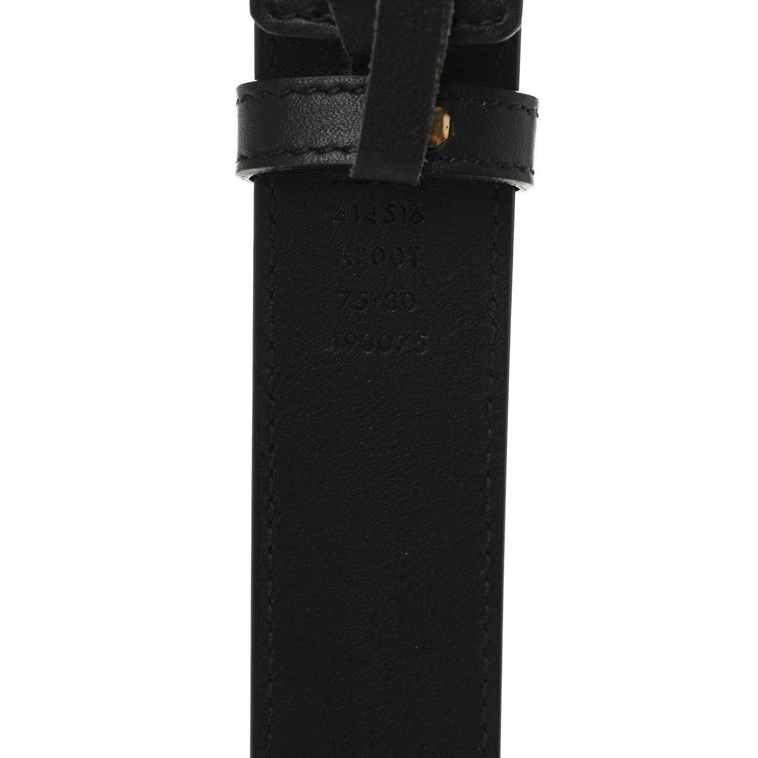 Calfskin Double G 30mm Belt 75 30 Black