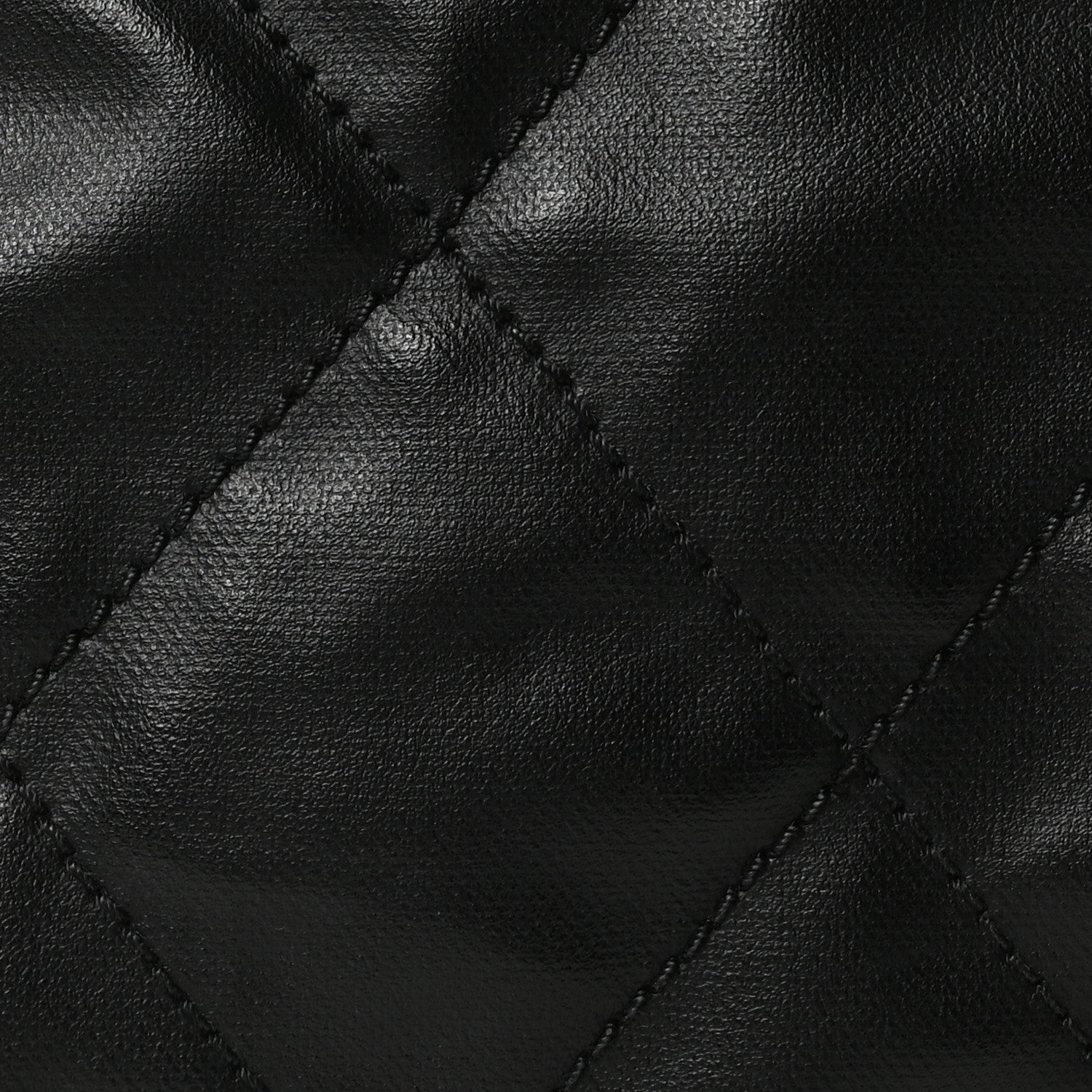 Coated Canvas Large Paris Biarritz Tote Black