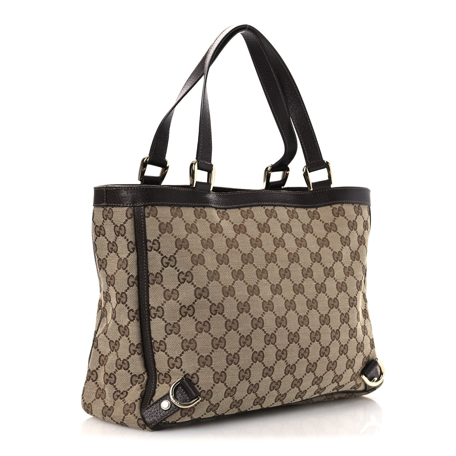 Monogram Medium Abbey Tote  Brown