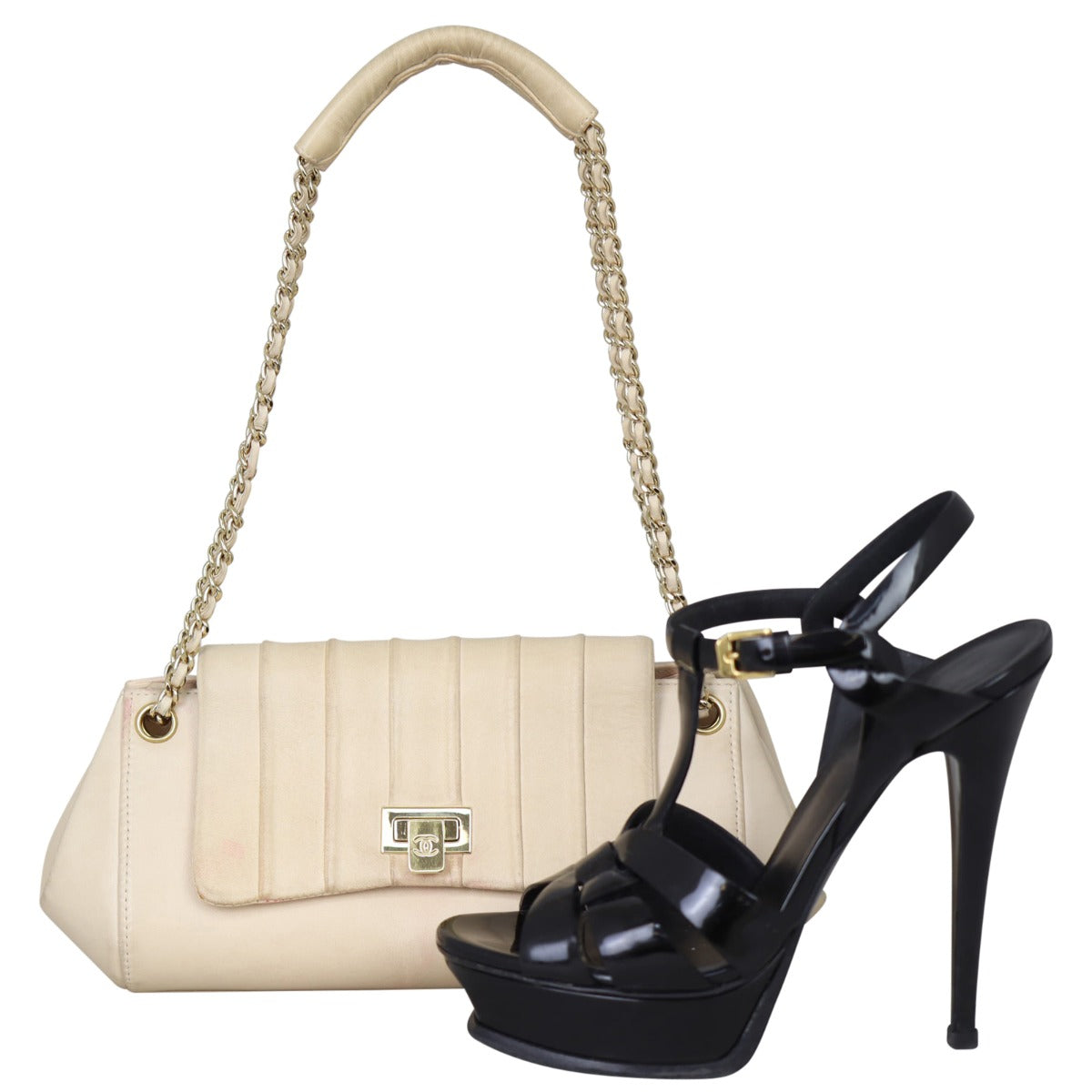 Chanel Vintage Vertical Quilt Flap Bag