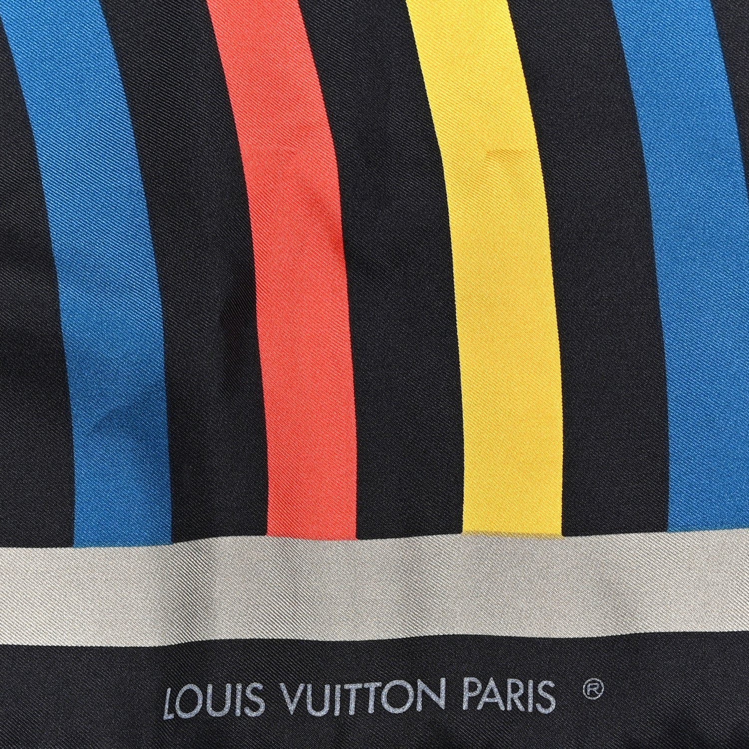 Silk Stripes Scarf Multicolor