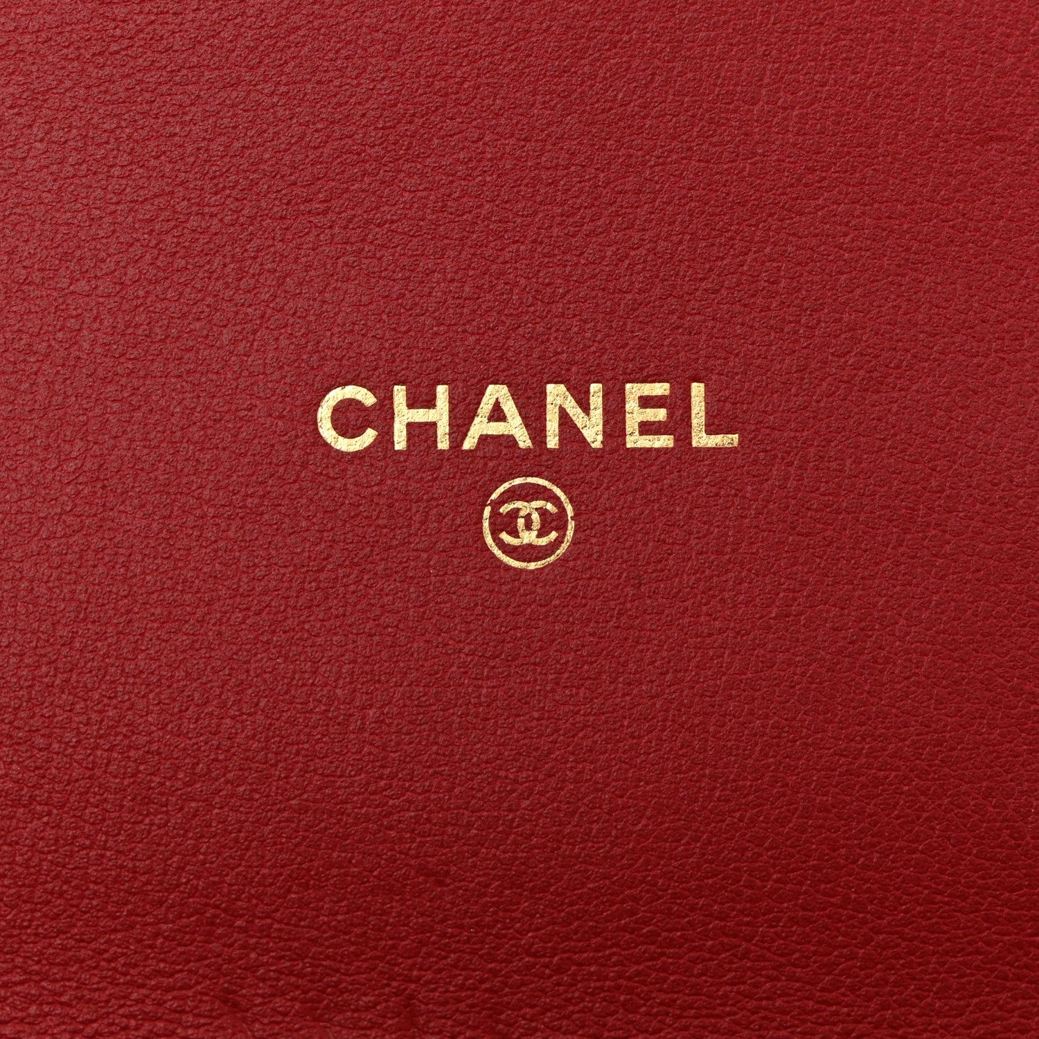 Patent Quilted Chain Around Heart Wallet On Chain WOC Red