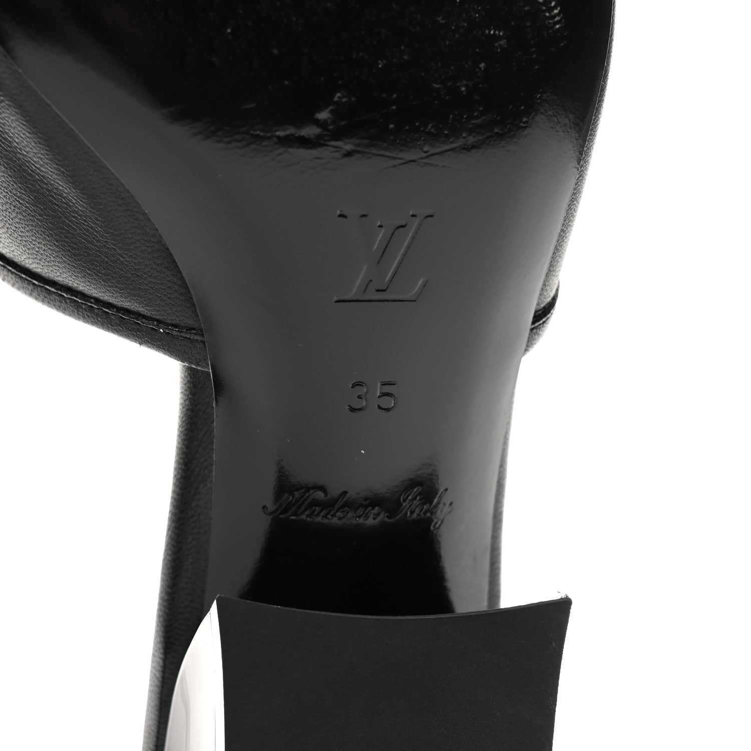 Lambskin Magnetic Mules 35 Black
