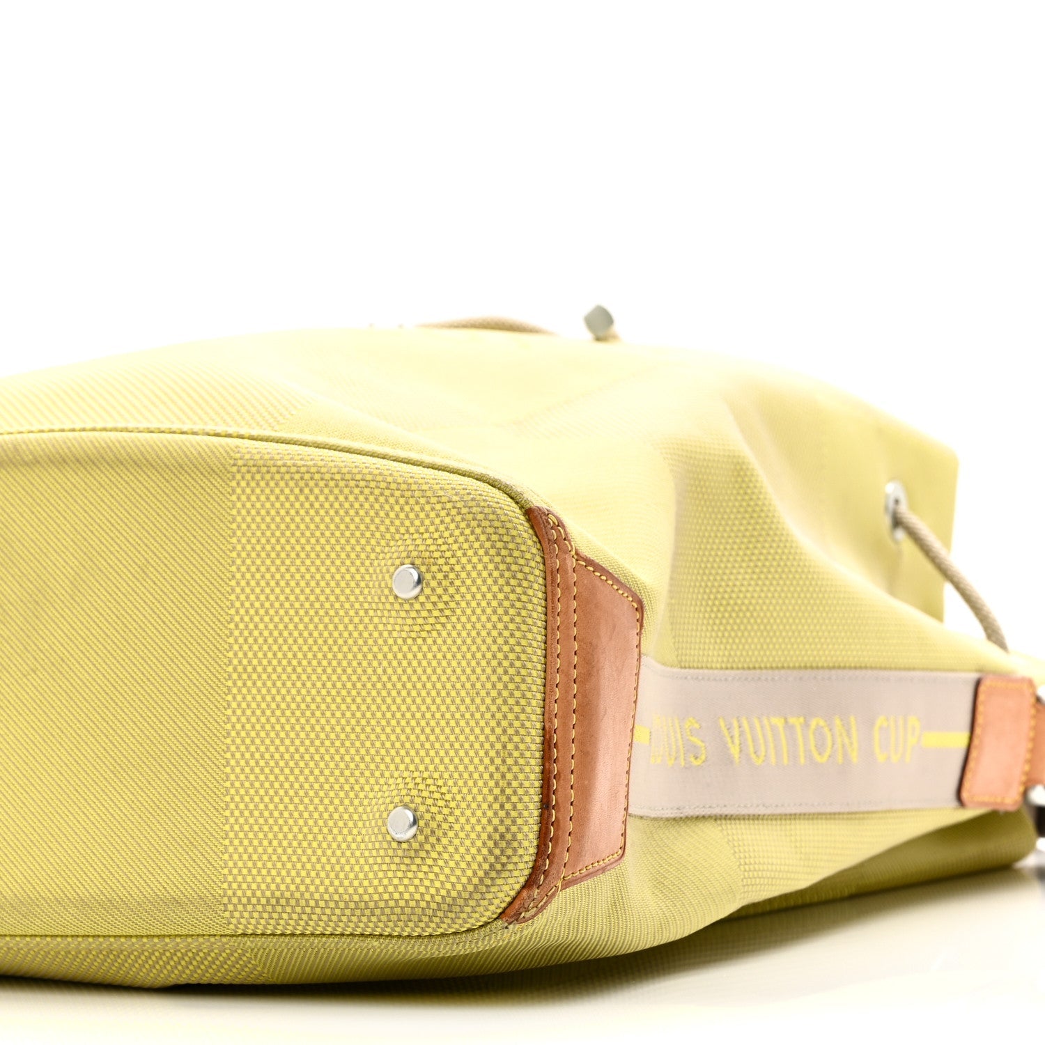 Damier Geant Americas Cup Volunteer Bag Yellow