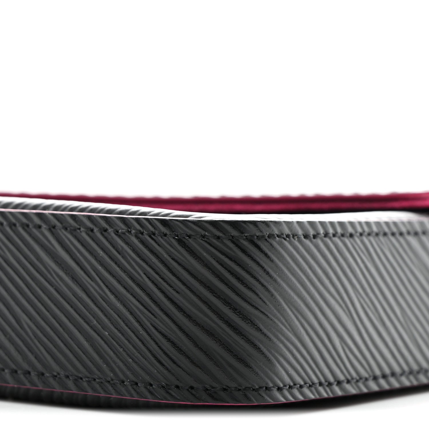 Epi Pochette Felicie Black Hot Pink