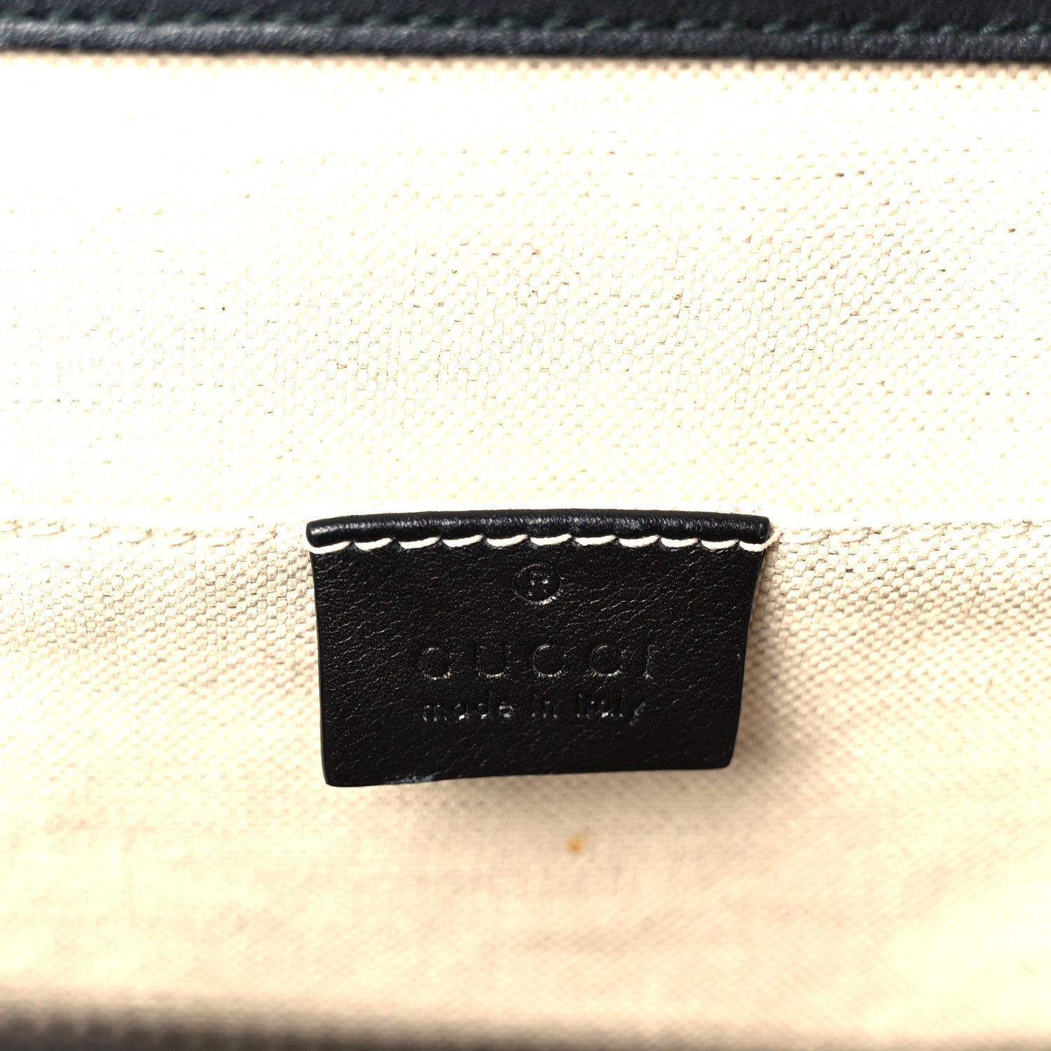 Moon Calfskin Web Large Dionysus Bamboo Top Handle Bag Black