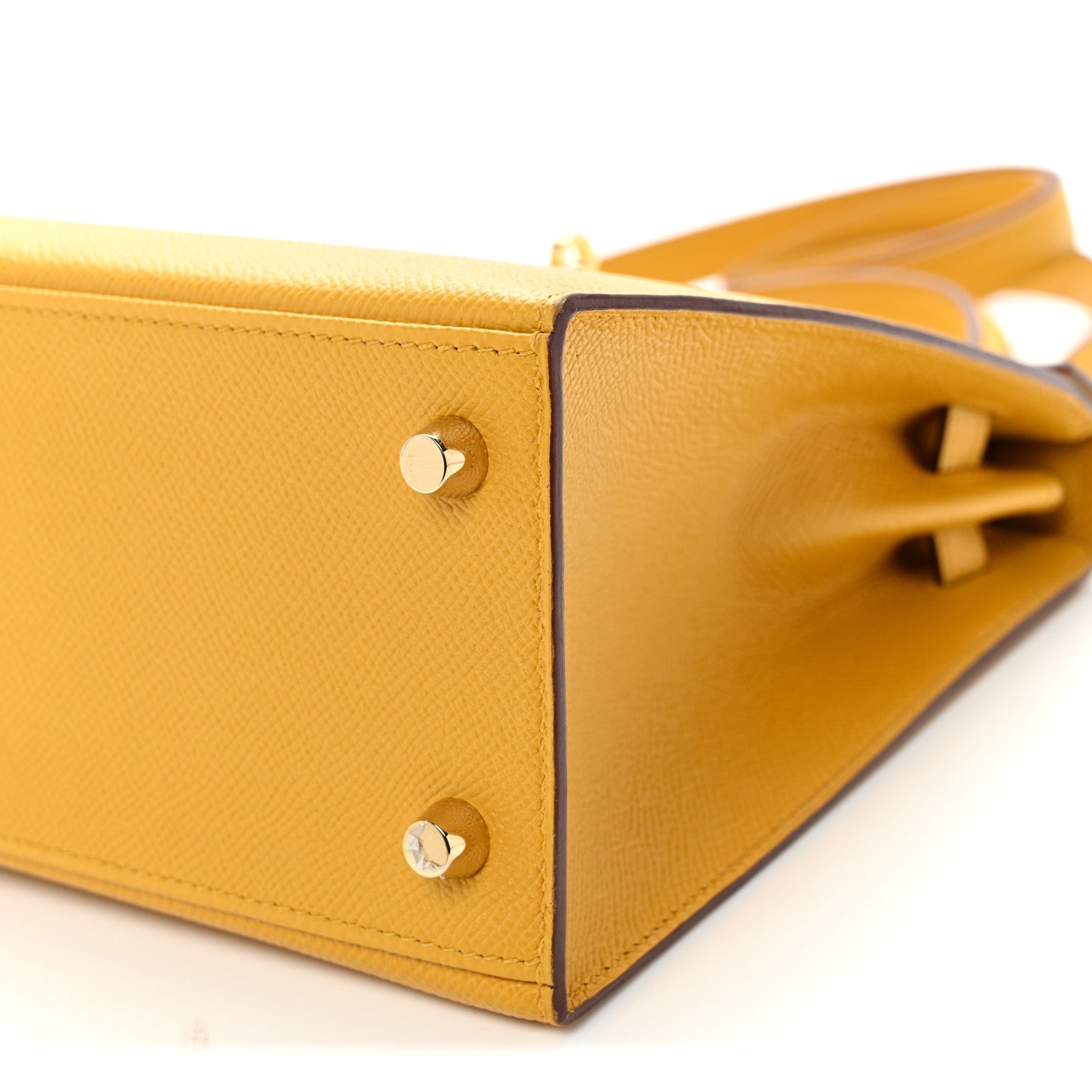 Epsom Kelly Sellier 25 Jaune Ambre