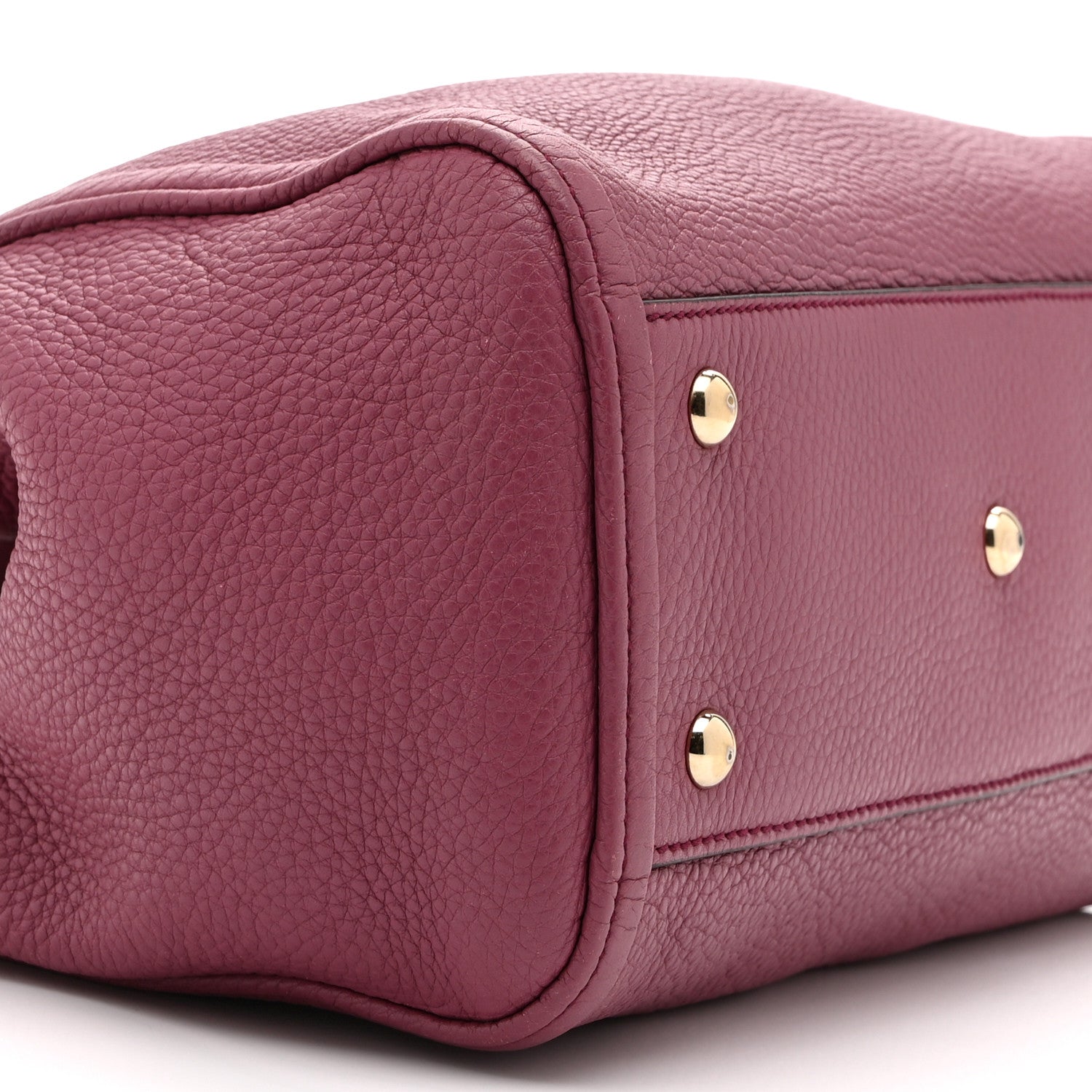 Pebbled Calfskin Small Soho Shoulder Bag Peonia Flower