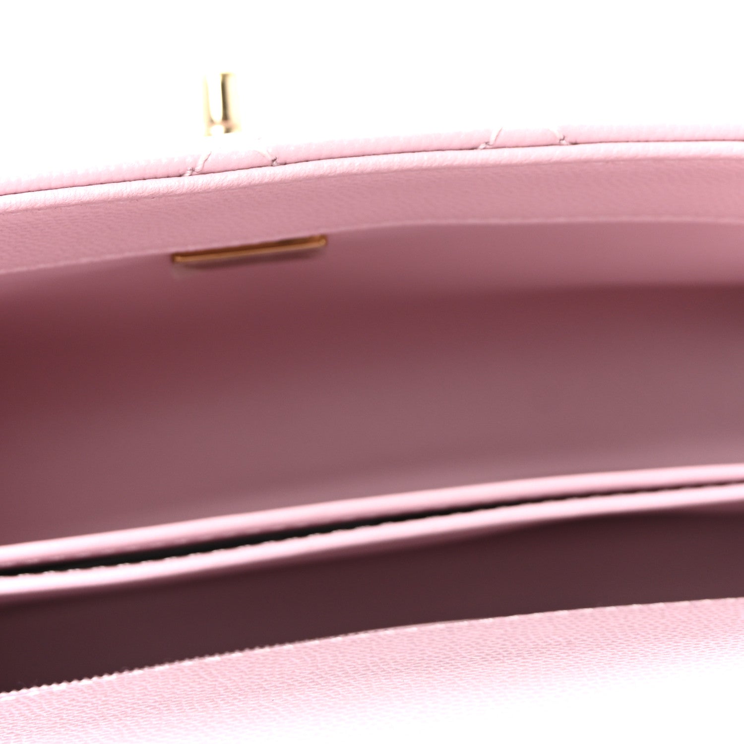 Caviar Quilted Mini Coco Handle Flap Light Pink