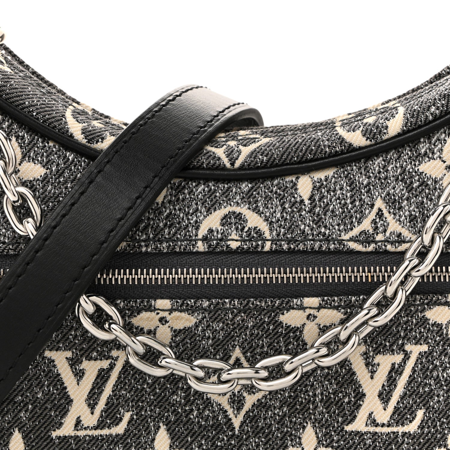 Monogram Jacquard Denim Loop Black