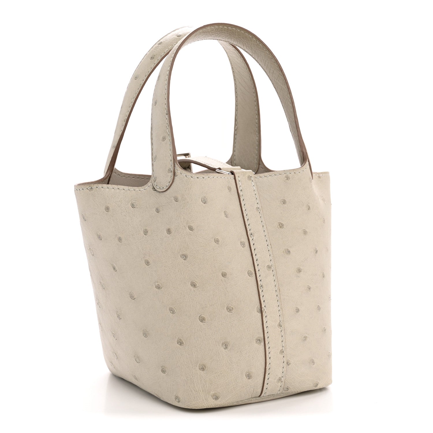 Ostrich Micro Picotin Lock Gris Perle