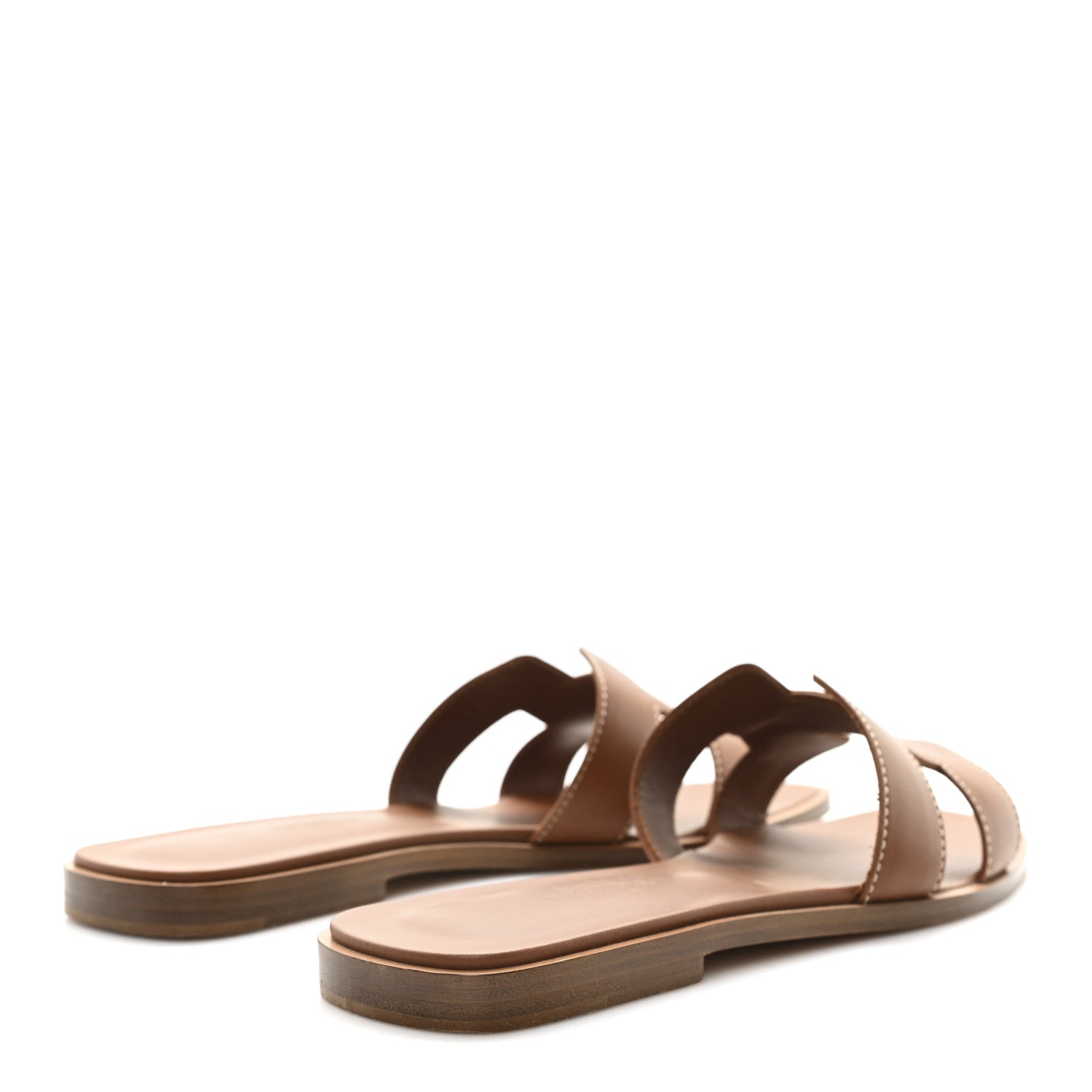 Box Calfskin Oran Sandals 36.5 Gold