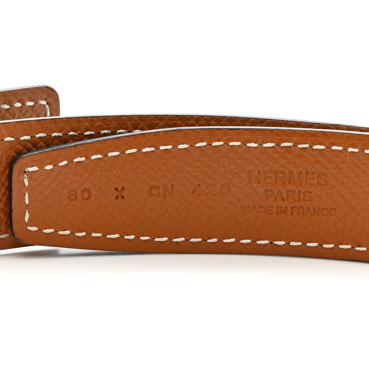 Swift Epsom 24mm Mini Constance H Belt 80 32 Black Gold