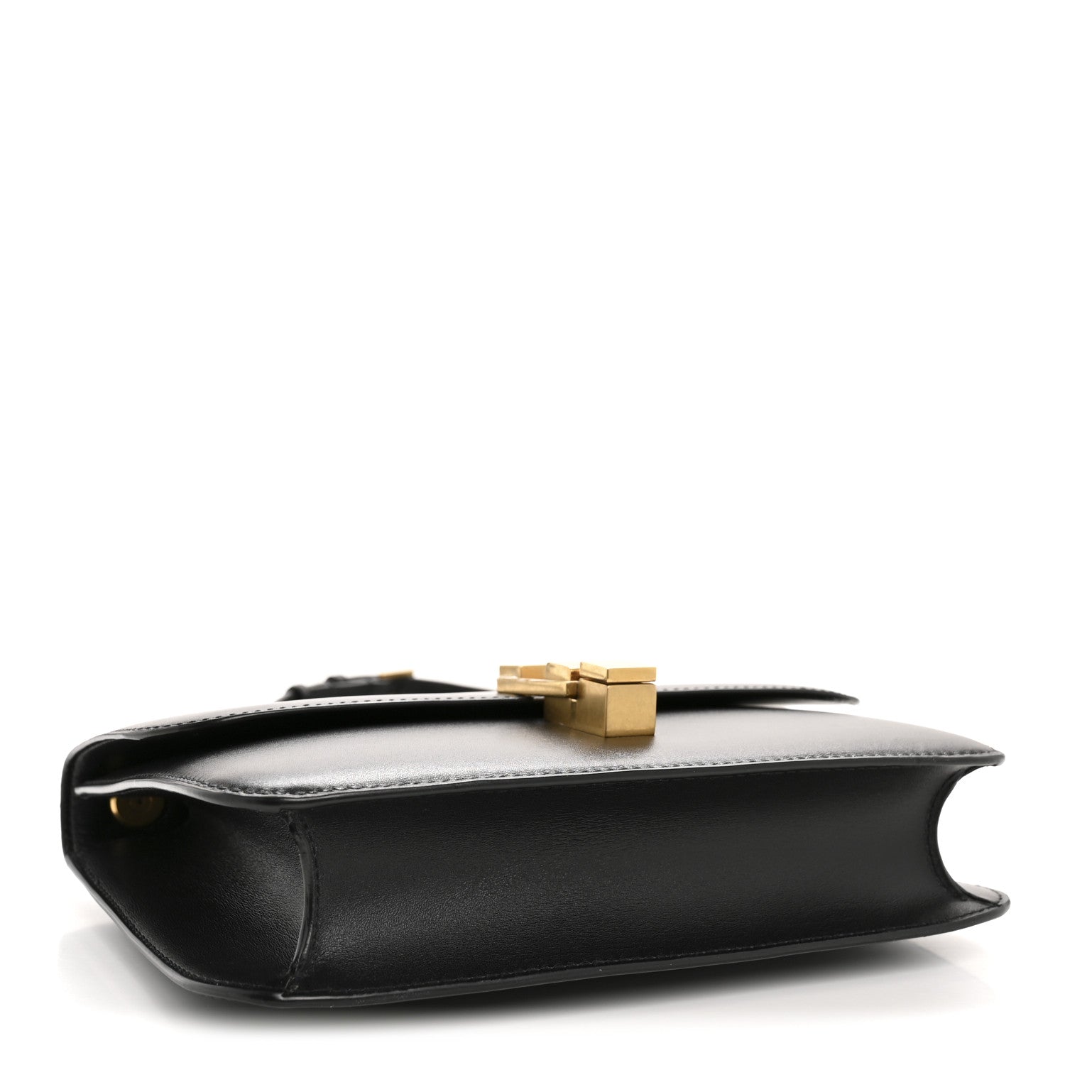 Smooth Calfskin Carre Satchel Black