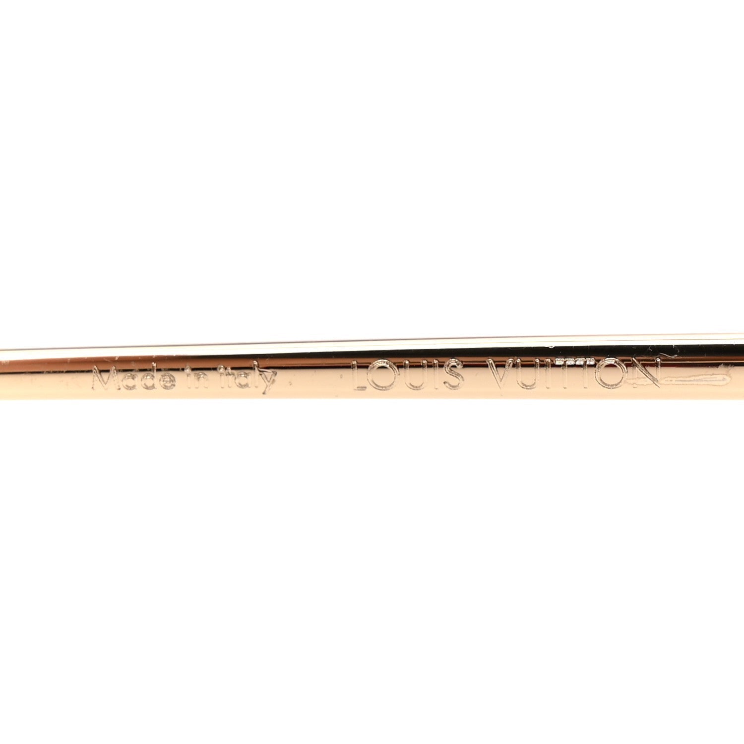 Pearl LV Cat Eye Sunglasses Z1995U Gold