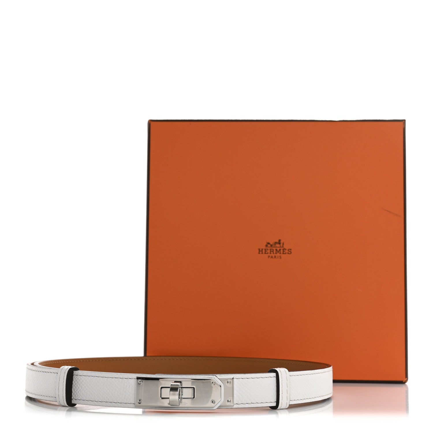 Epsom Kelly Belt New White