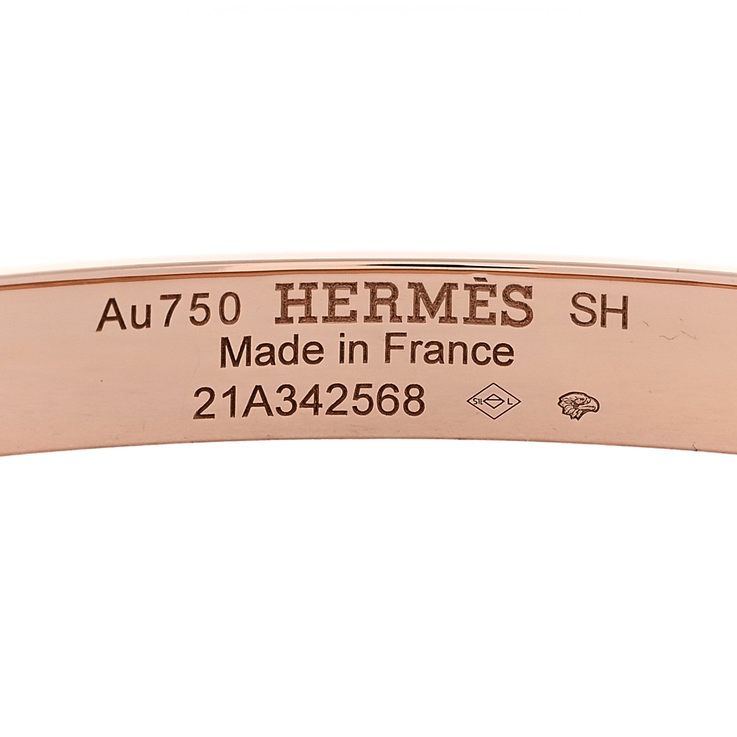 18K Rose Gold PM Collier De Chien Bracelet SH