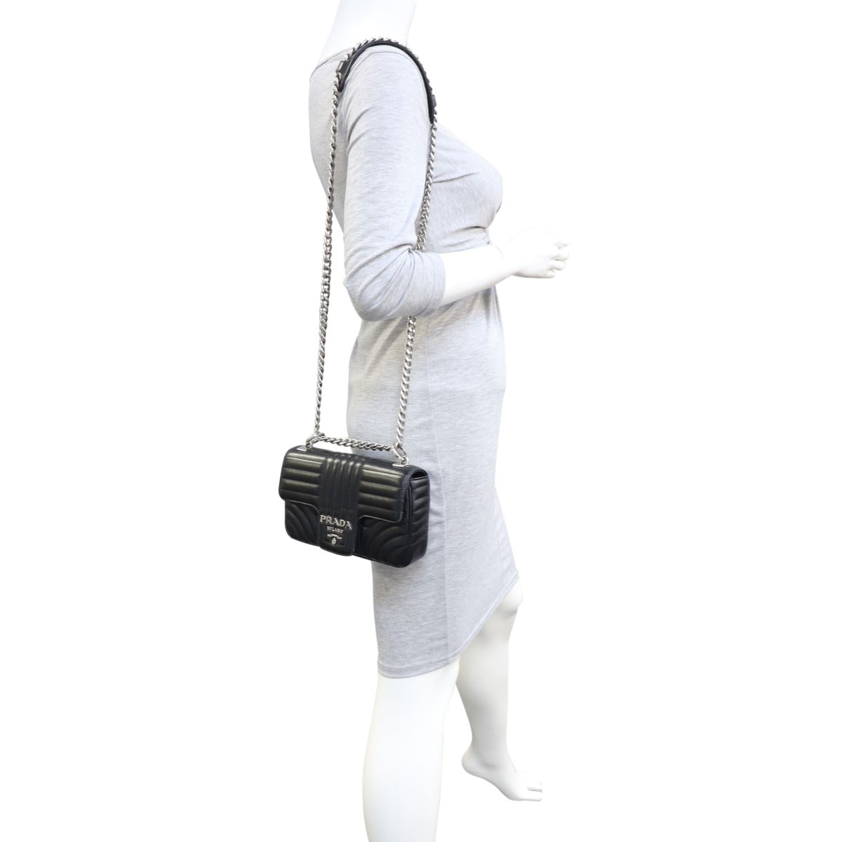 Prada Diagramme Small Shoulder Bag