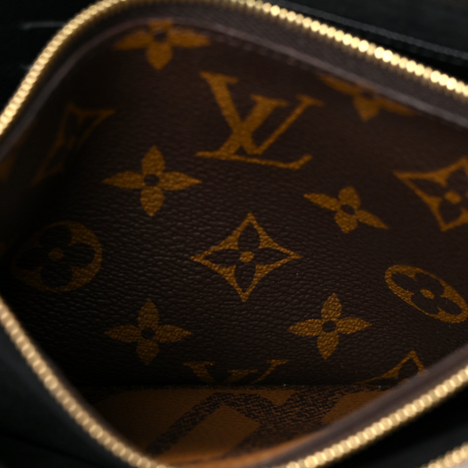 Reverse Monogram Giant Double Zip Pochette