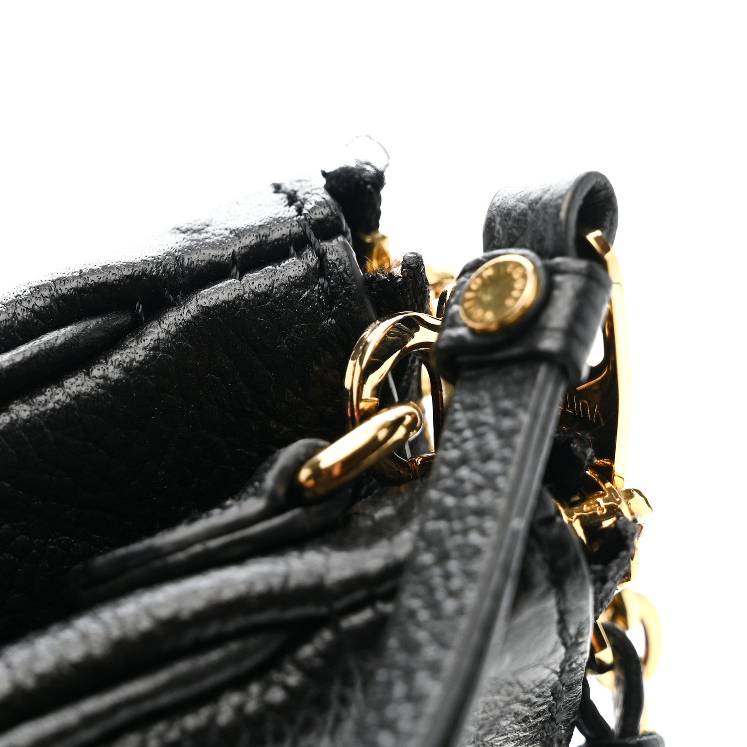 Empreinte Double Zip Pochette Black