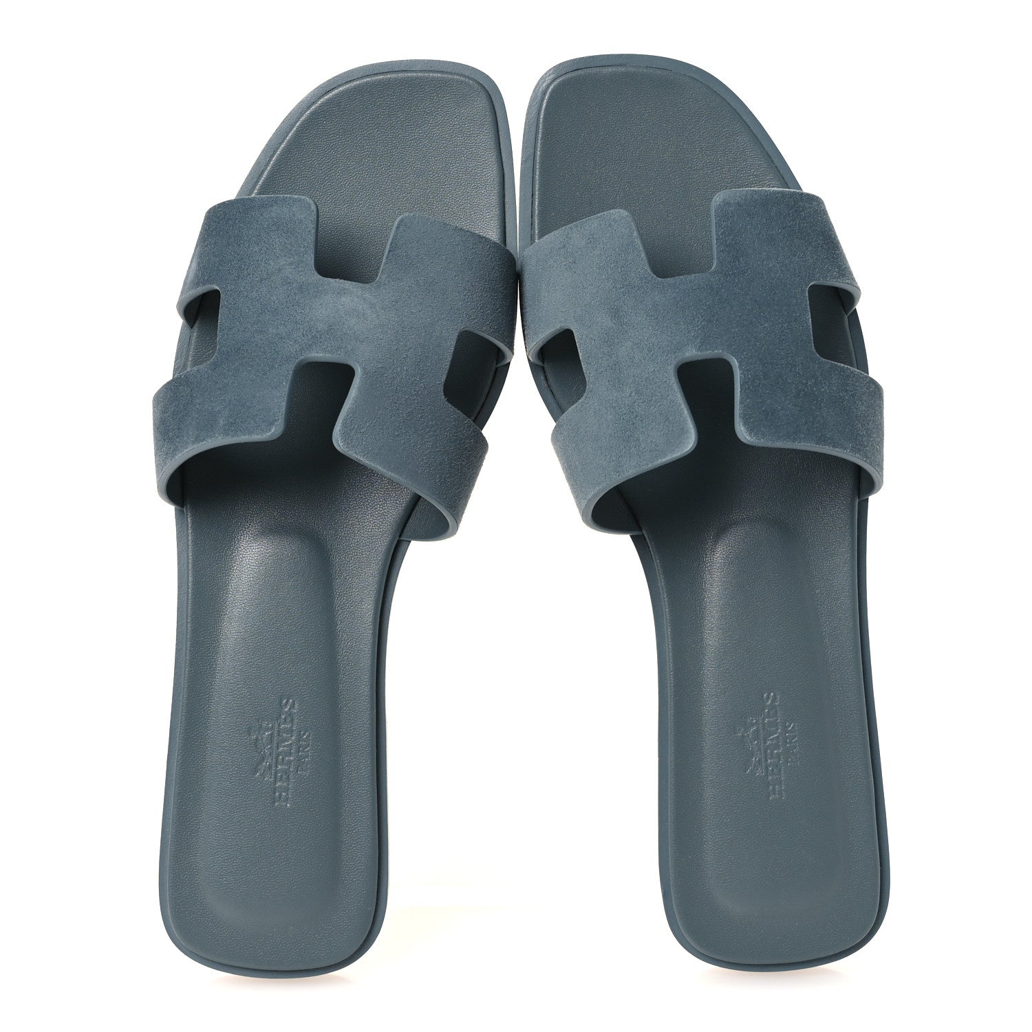 Suede Goatskin Oran Sandals 39 Bleu Tonnerre 39 Bleu Tonnerre