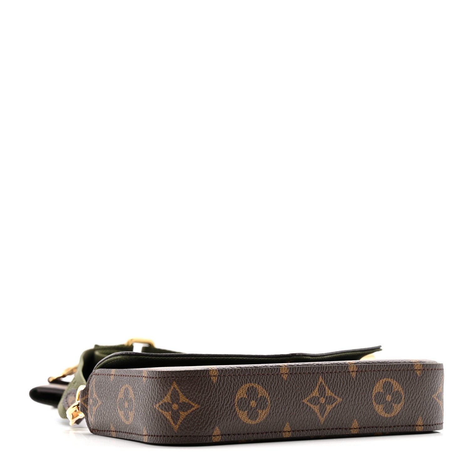 Monogram Felicie Strap & Go Kaki