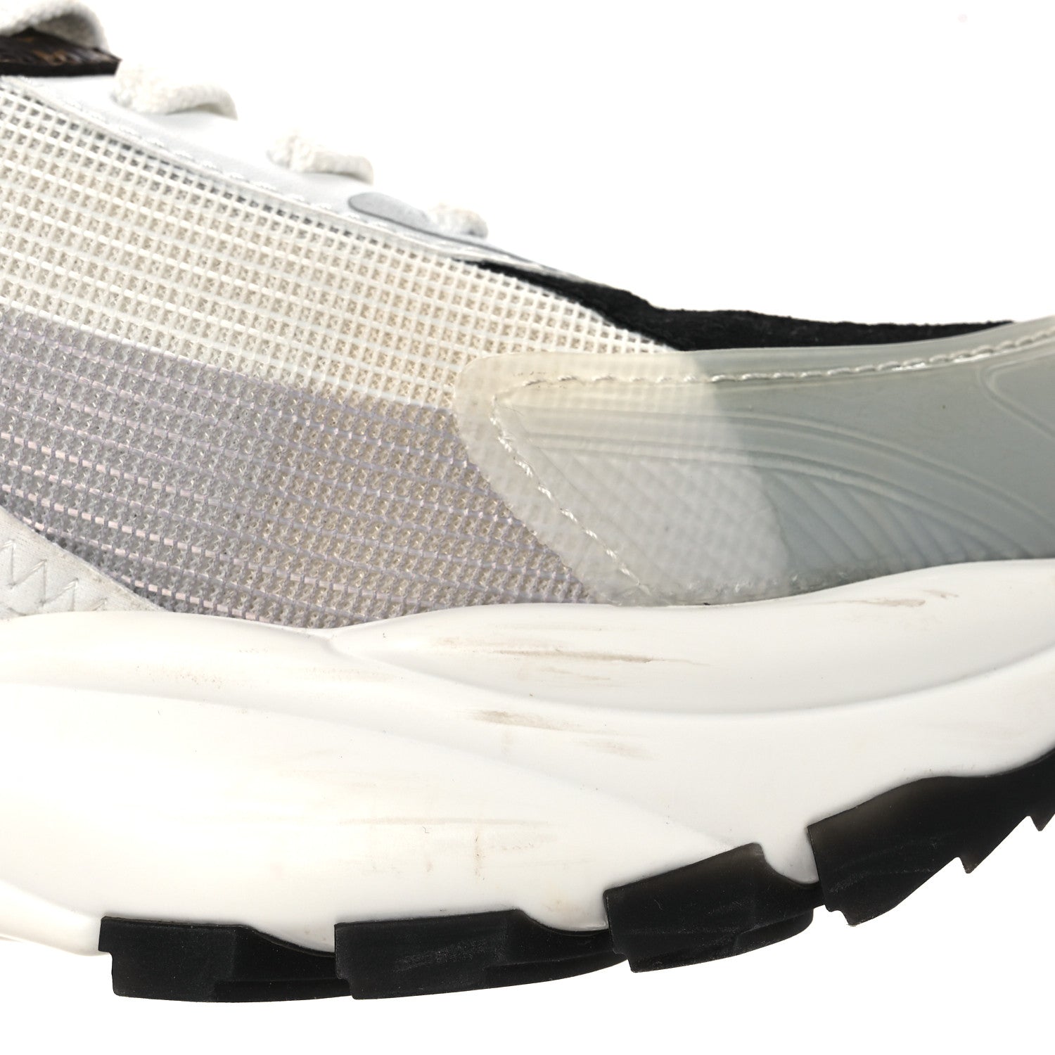 Monogram Calfskin Run 55 Sneakers 38 White