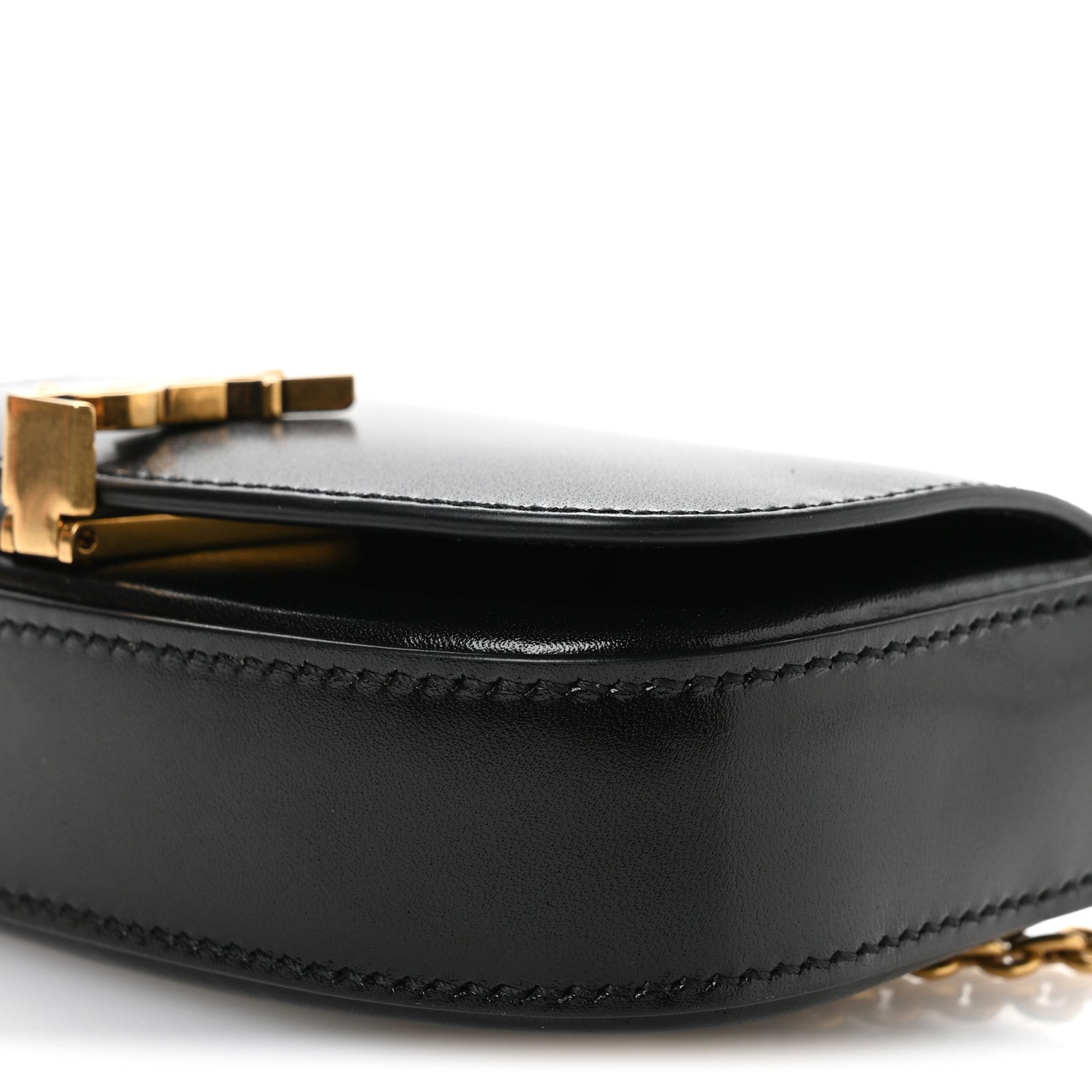 Box Calfskin Mini Purse On Chain Black