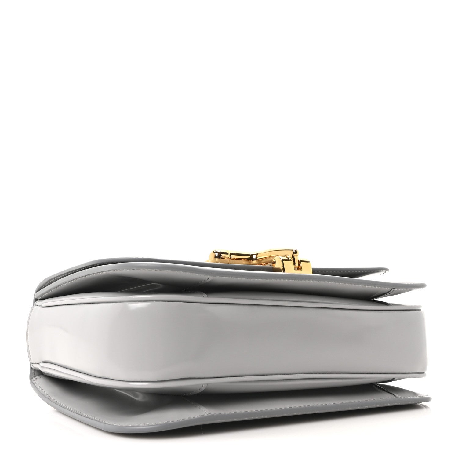 Calfskin Siena Small Shoulder Bag Grey