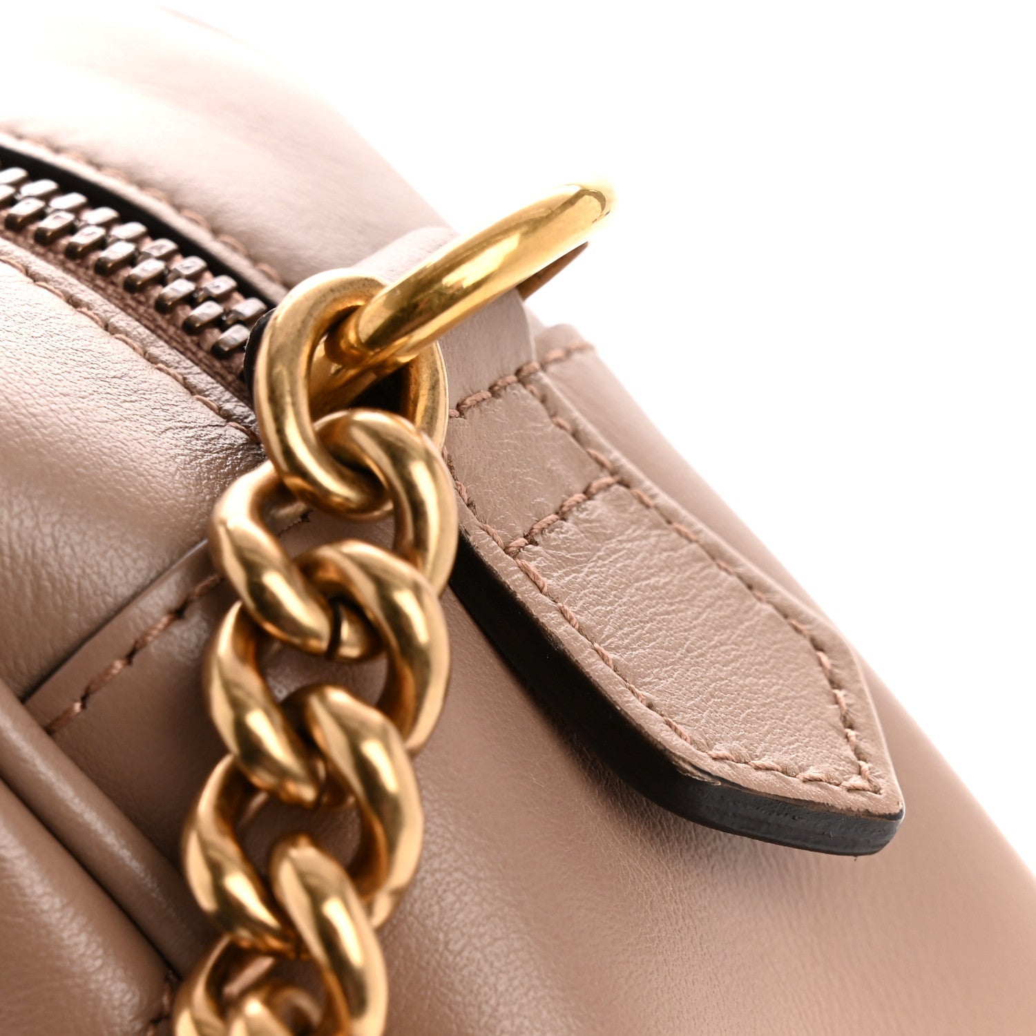 Calfskin Matelasse Small GG Marmont Chain Shoulder Bag Porcelain Rose
