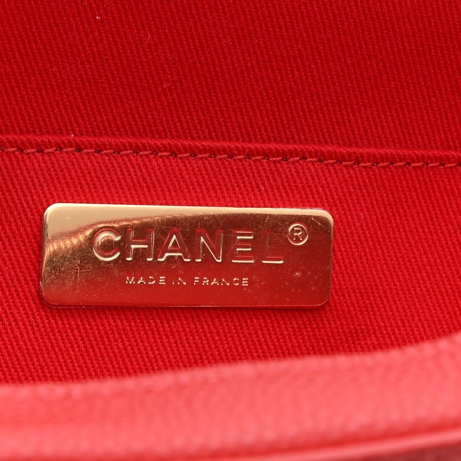 Caviar Quilted Waist Bag Red