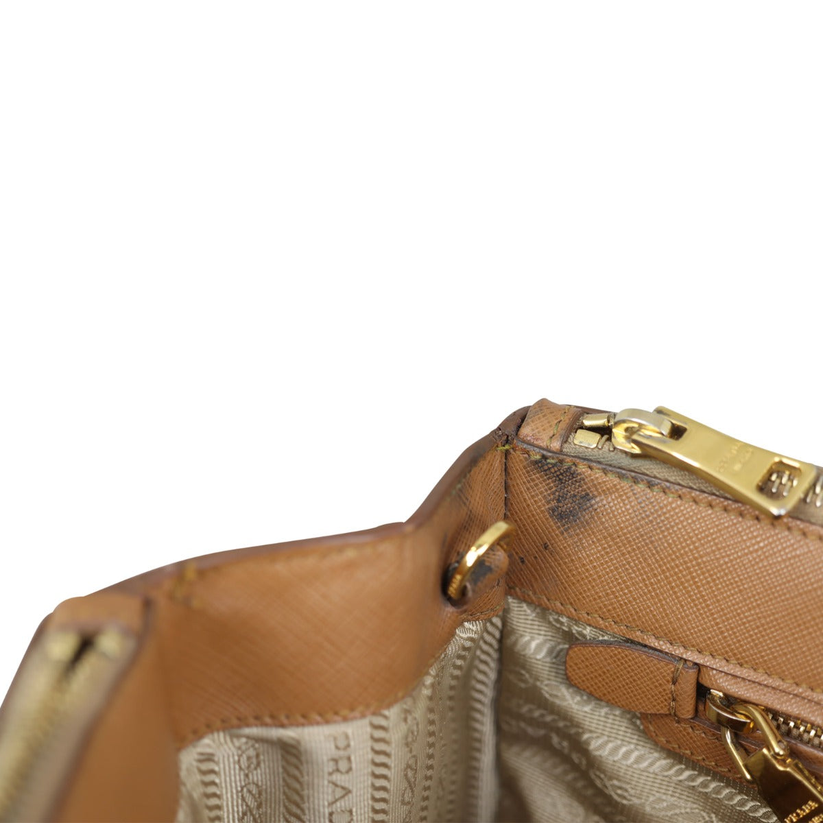 Prada Saffiano Lux Galleria Double Zip Tote Medium