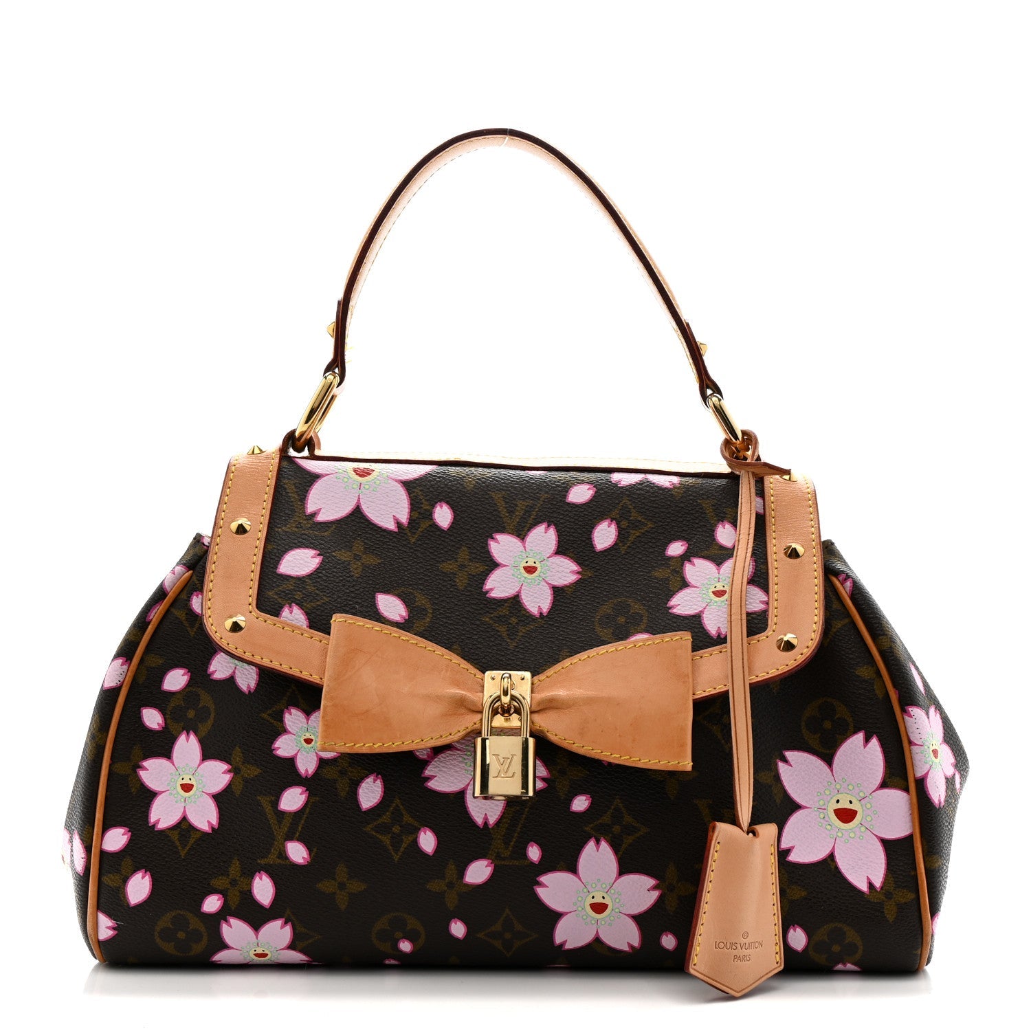 Monogram Cherry Blossom Sac Retro Bag Brown