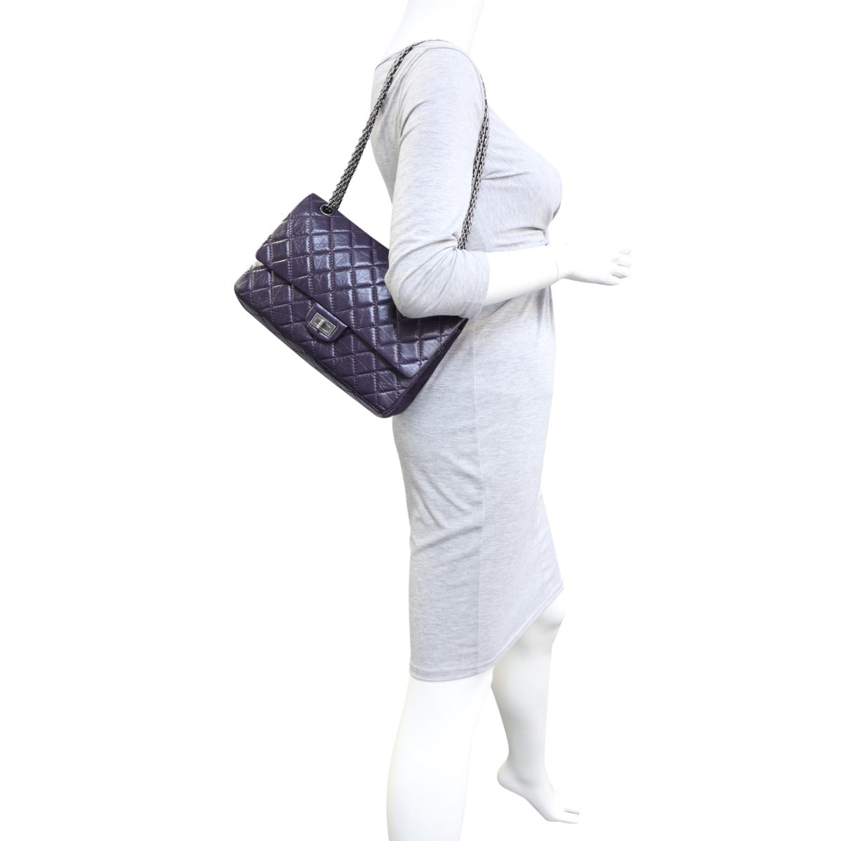Chanel 2.55 Reissue 226 Double Flap Bag | Purple