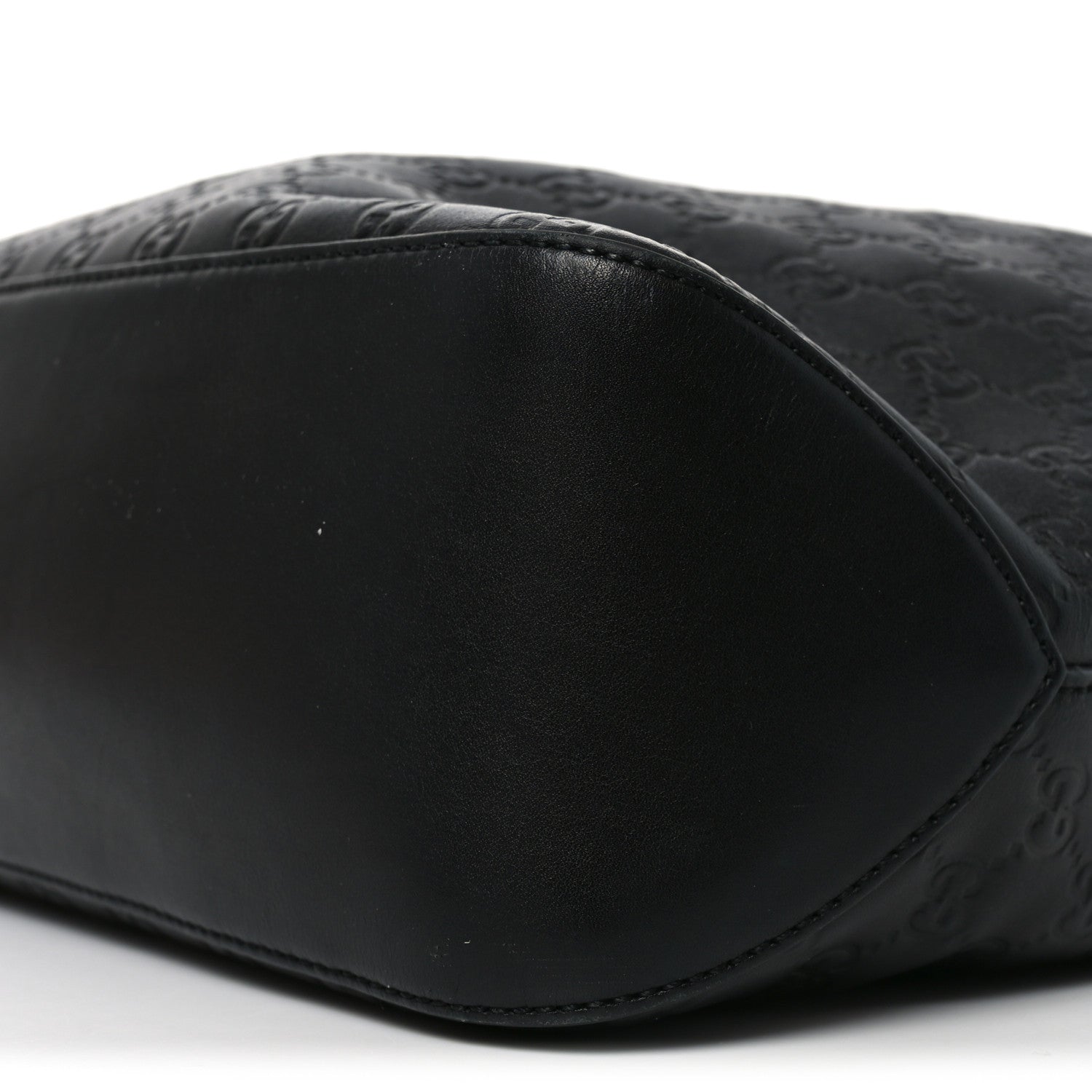 Guccissima Signature Large Linea A Hobo Black
