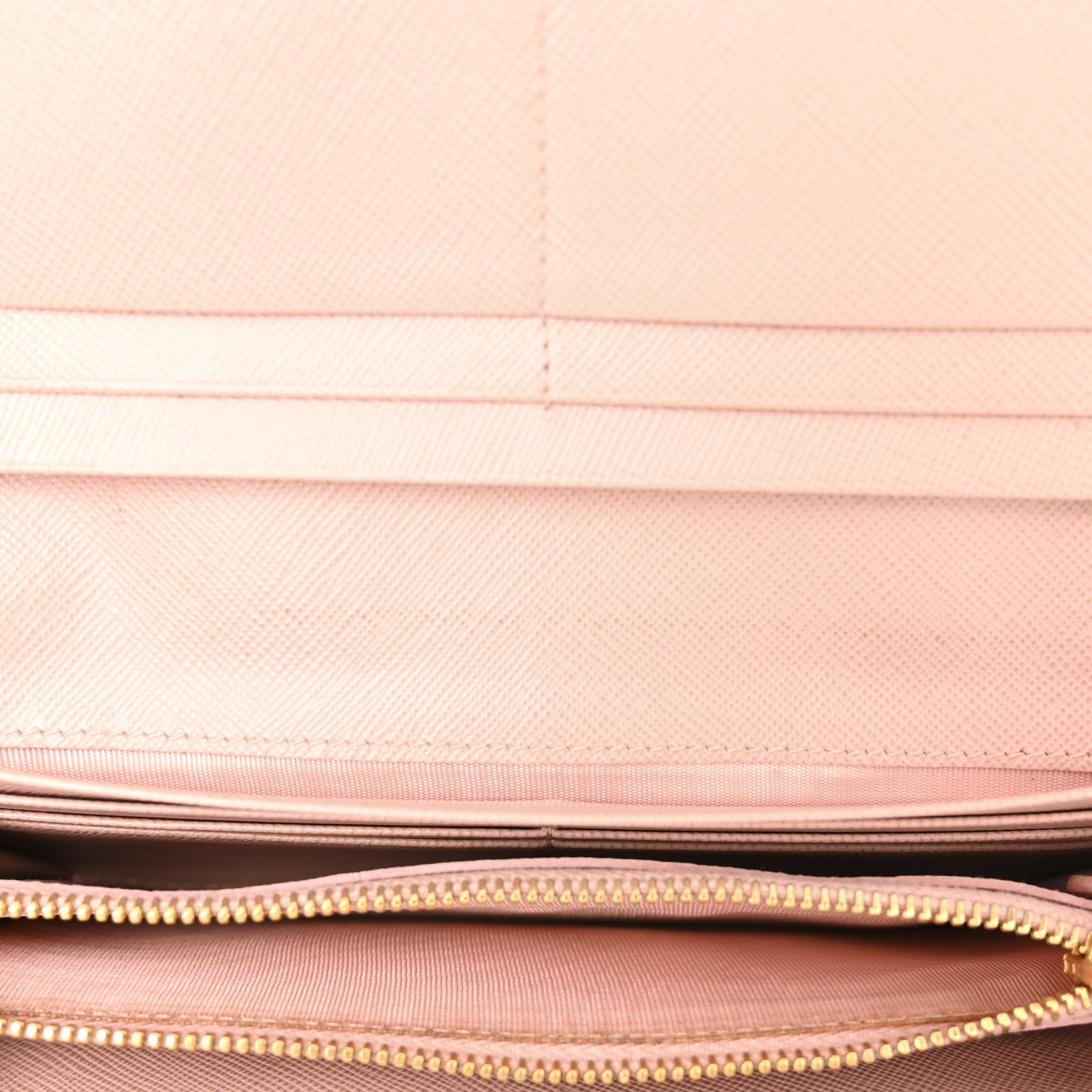 Saffiano Metal Bar Continental Flap Wallet Orchidea