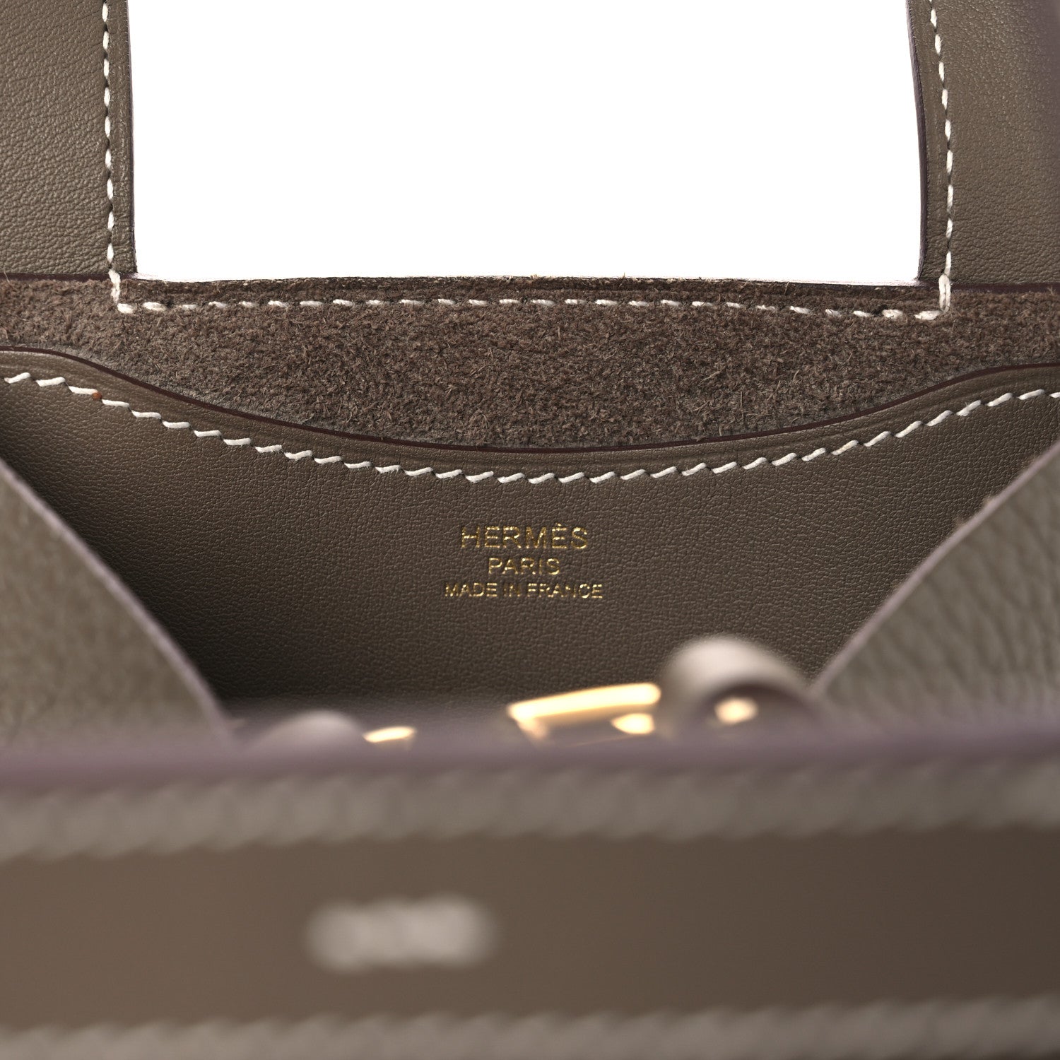 Taurillon Clemence Swift In-The-Loop 18 Bag Etoupe