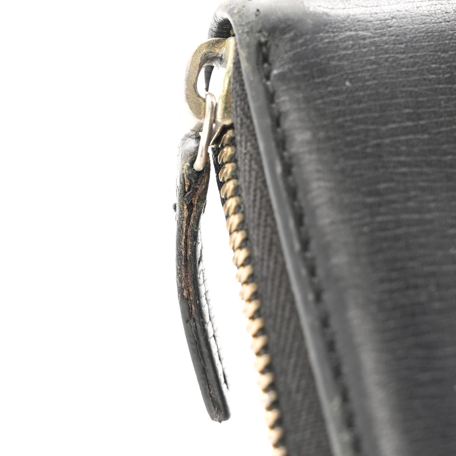 Calfskin GG Zip Around Wallet Black