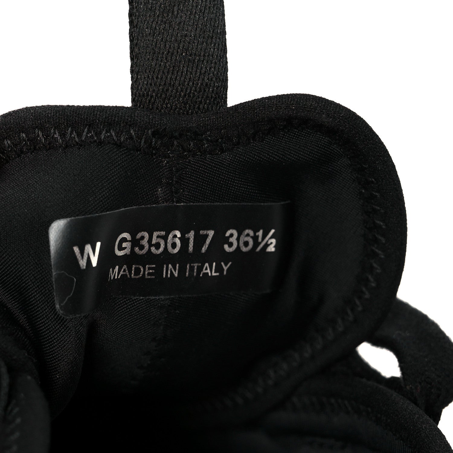 Velvet Calfskin Mixed Fibers CC Sneakers 36.5 Black