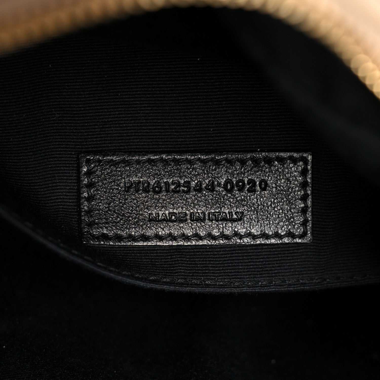 Calfskin Matelasse Monogram Lou Camera Bag Dark Beige