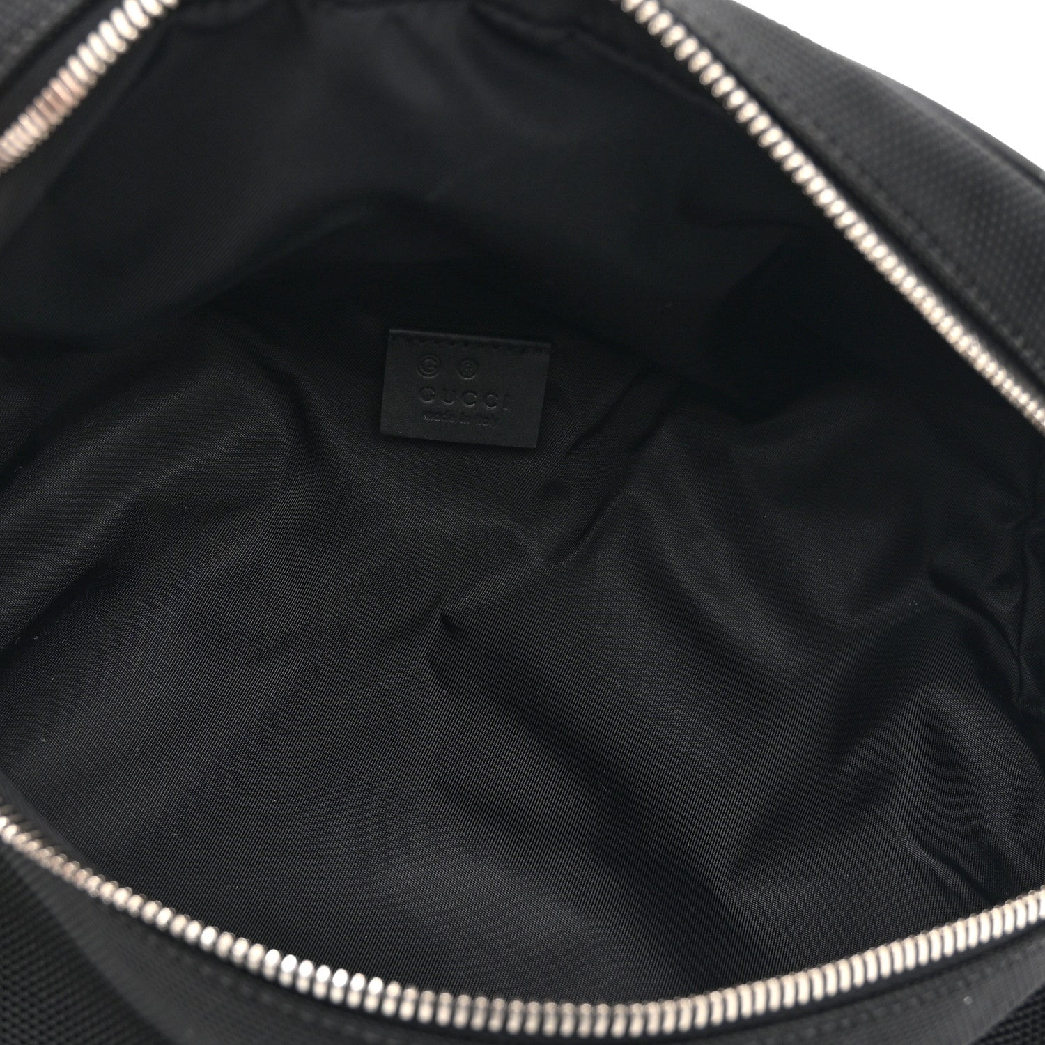 Techno Canvas Web Large Belt Bag Black