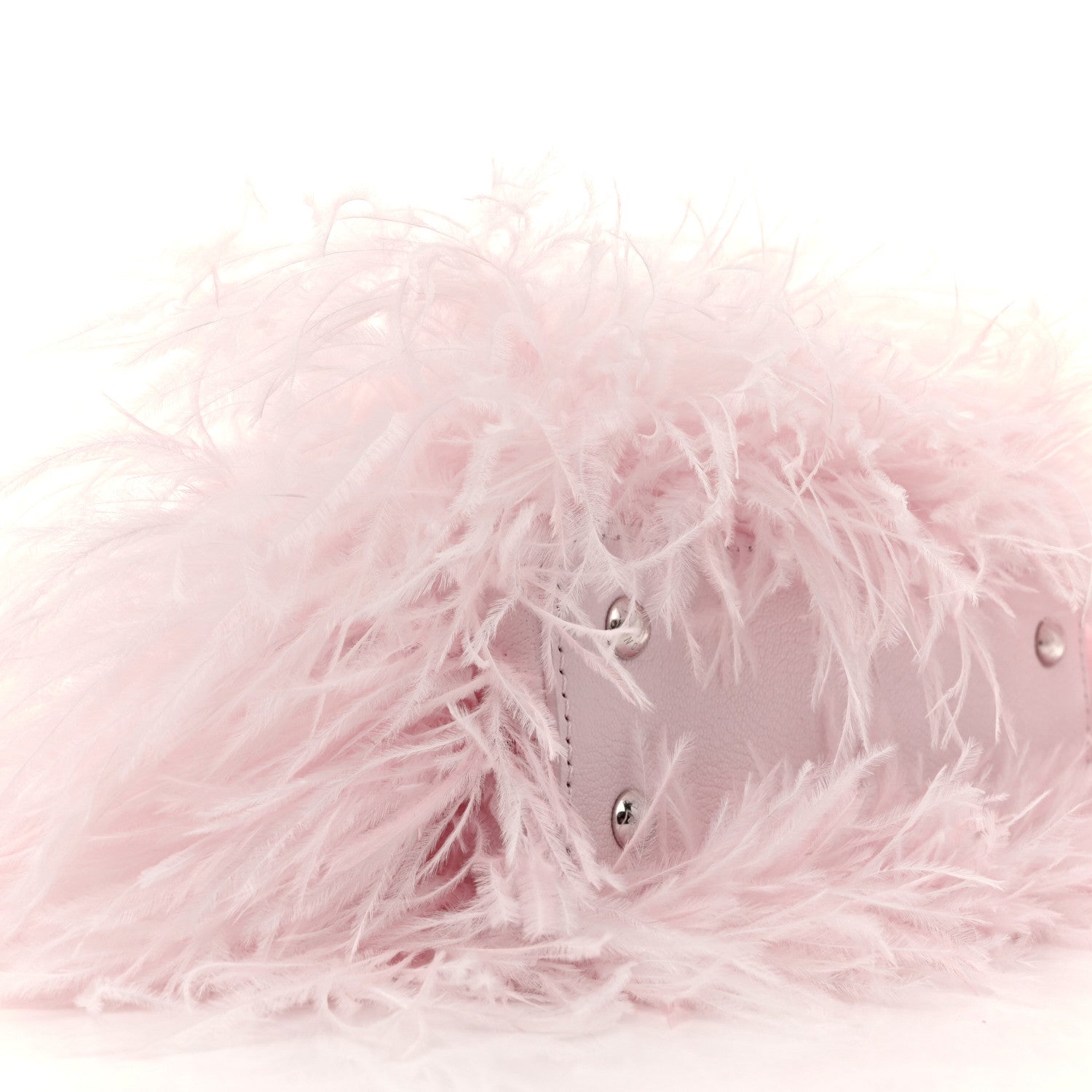 Ostrich Feather Capucines Mini Pink