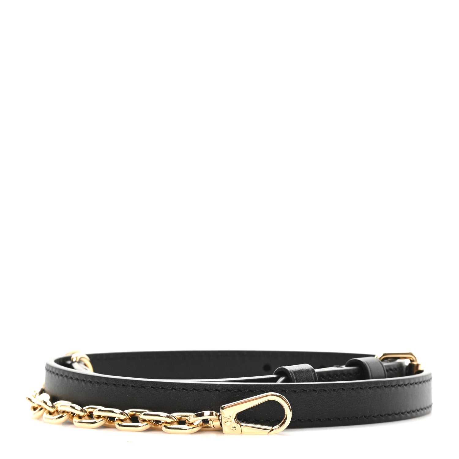 Calfskin Speedy Bandouliere 20 Shoulder Strap Black