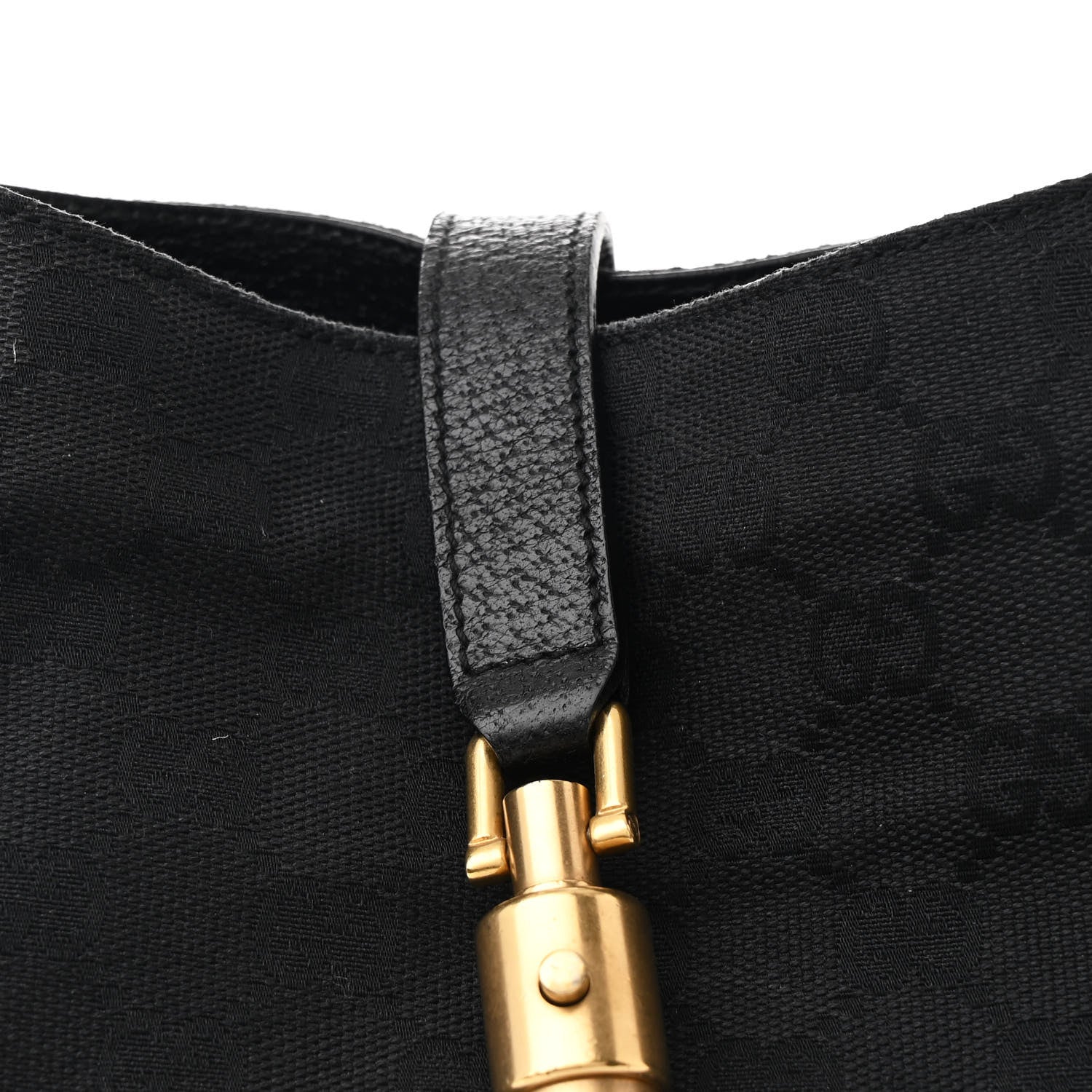 Monogram Piston Lock Jackie O Hobo Black